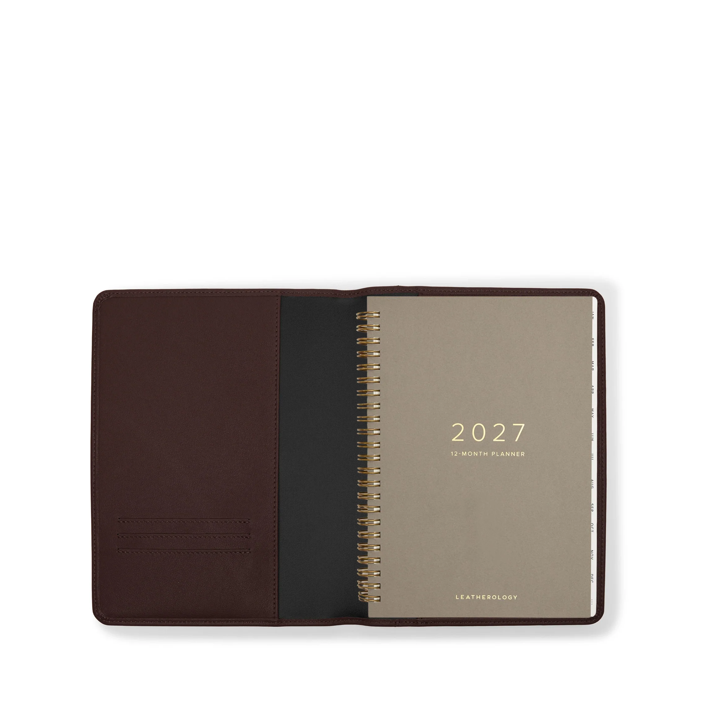 A5 2027 Standard Planner Brown