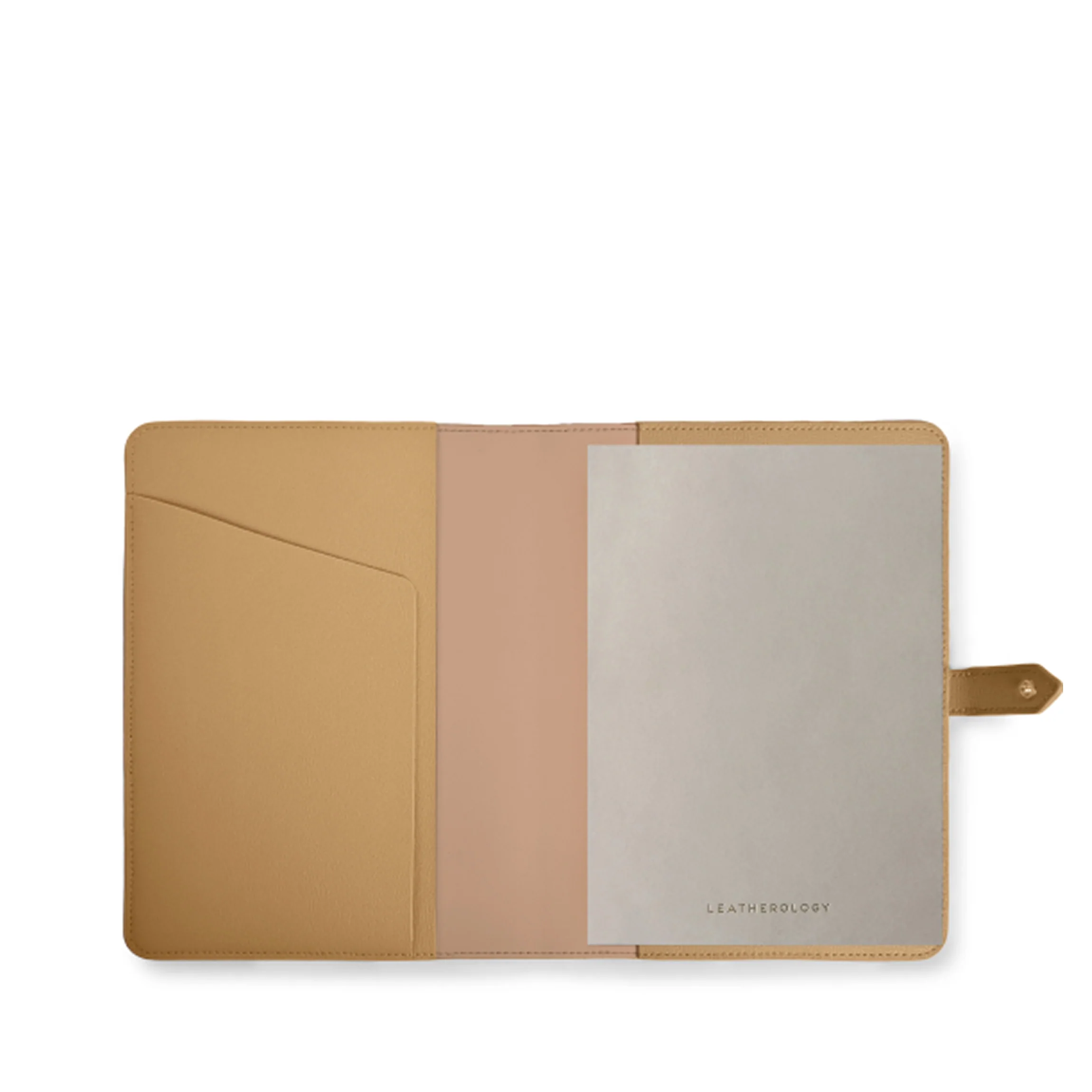 A5 Snap Journal Double Sided Tan/Beige