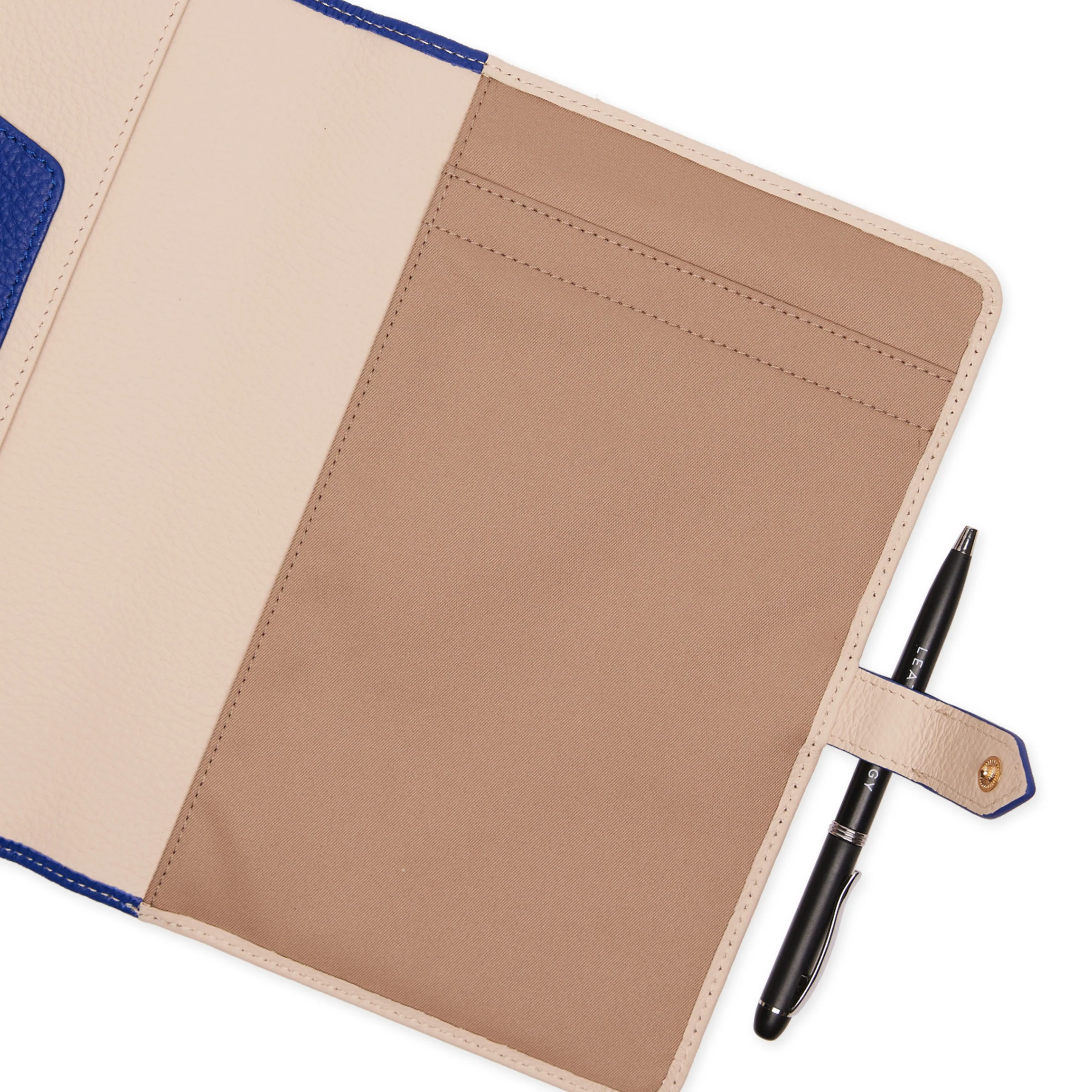 A5 Snap Journal Sand/Regatta Blue - Image 3