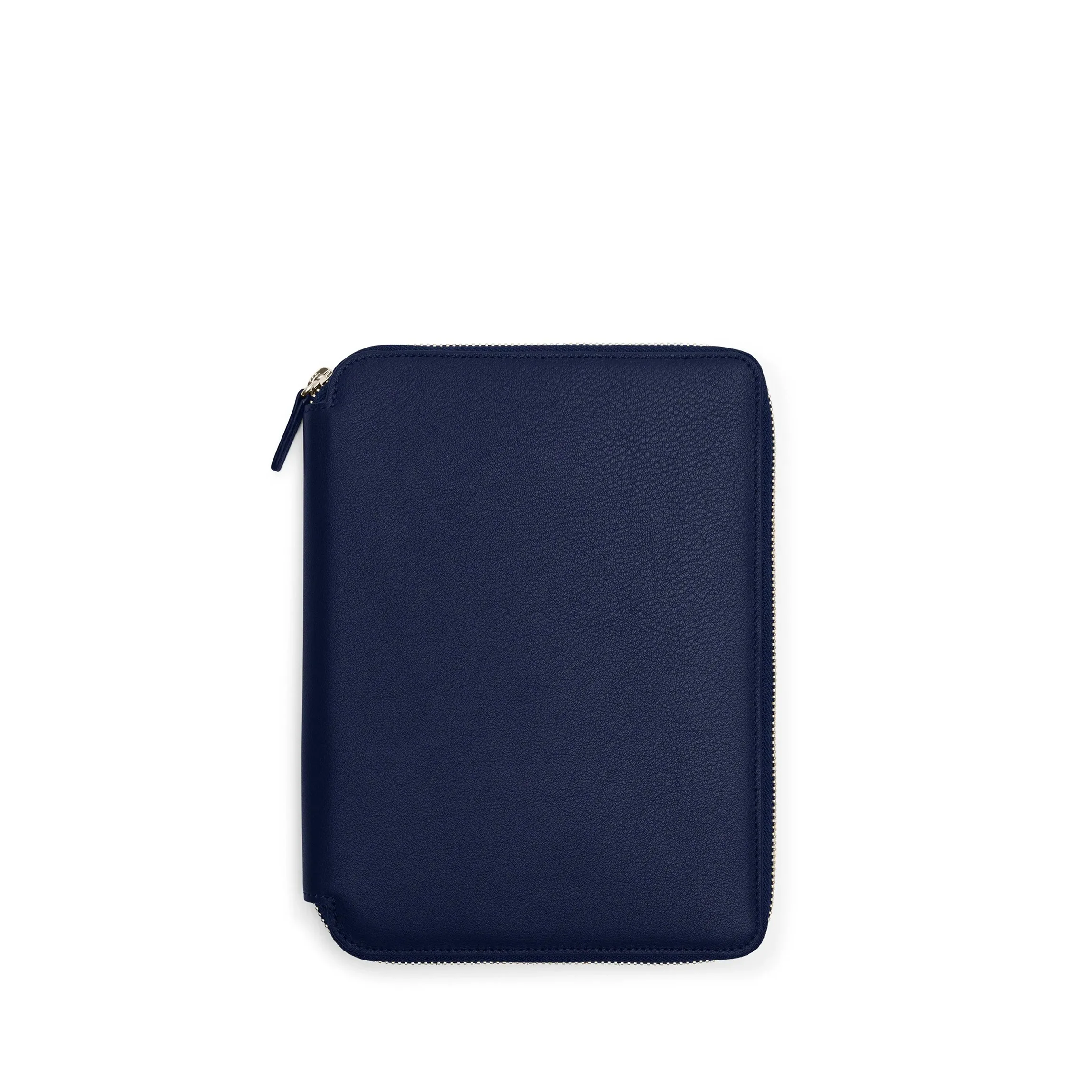 A5 Zippered Journal Navy Blue - Image 2