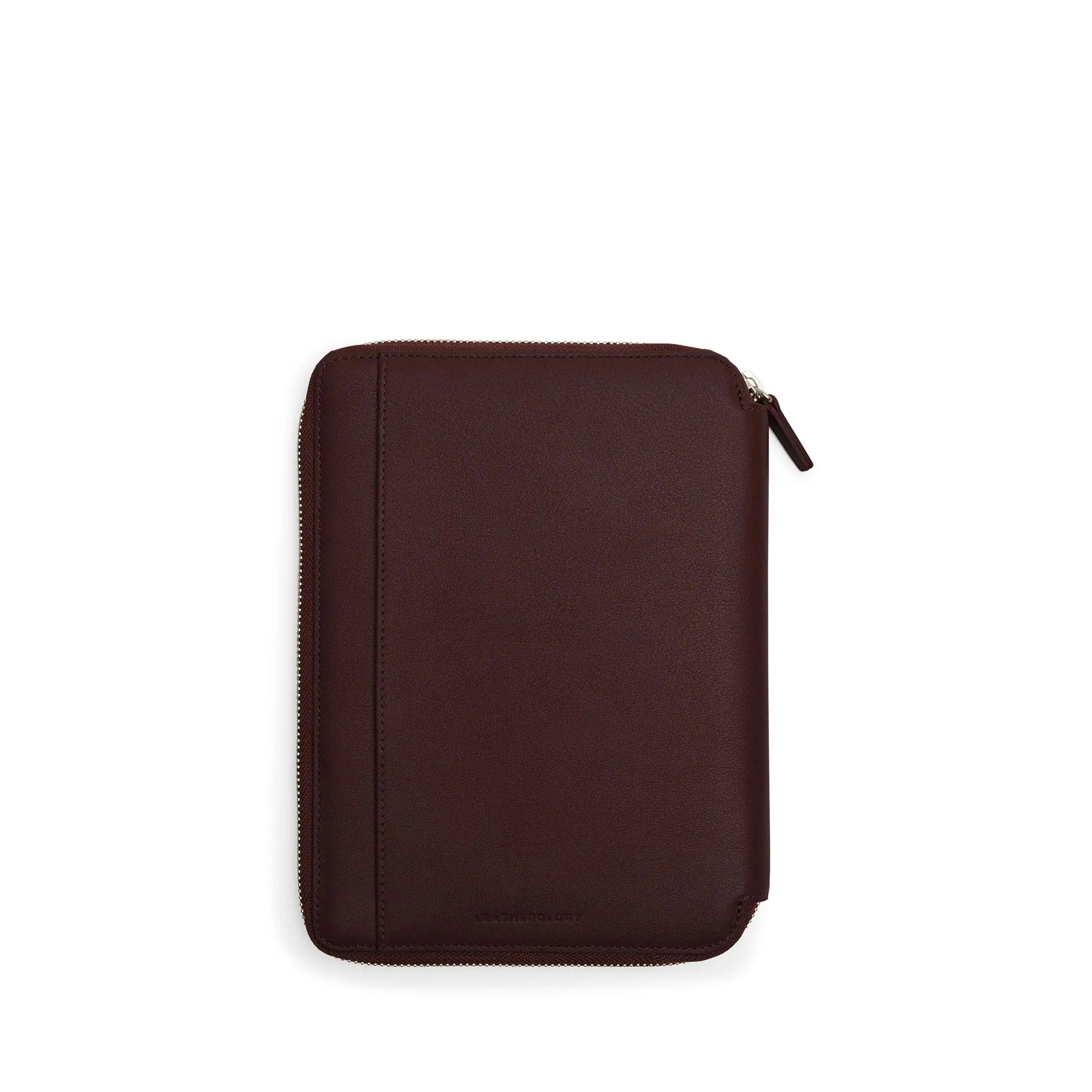 A5 Zippered Spiral Journal Brown - Image 3