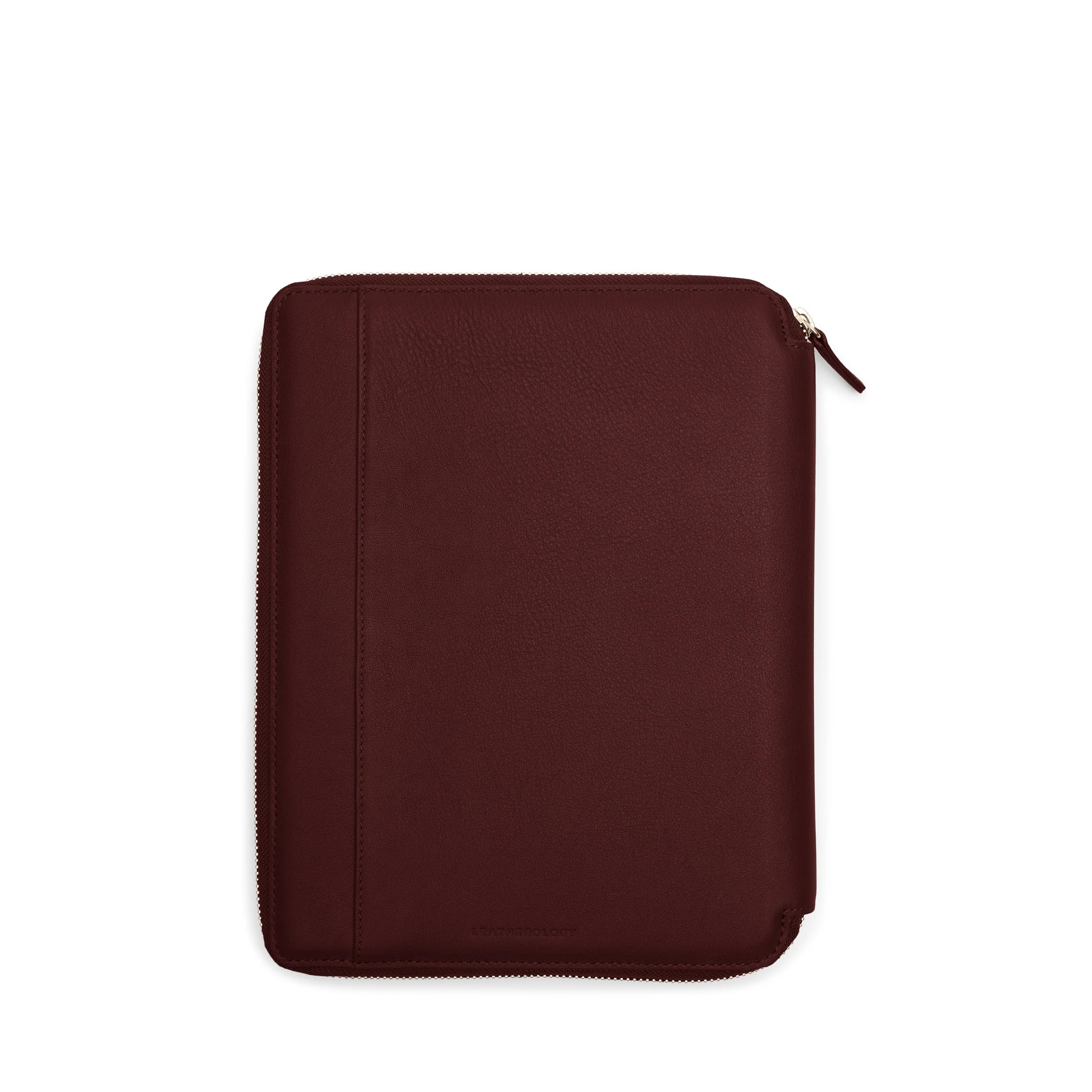 B5 Zippered Padfolio Bordeaux - Image 4