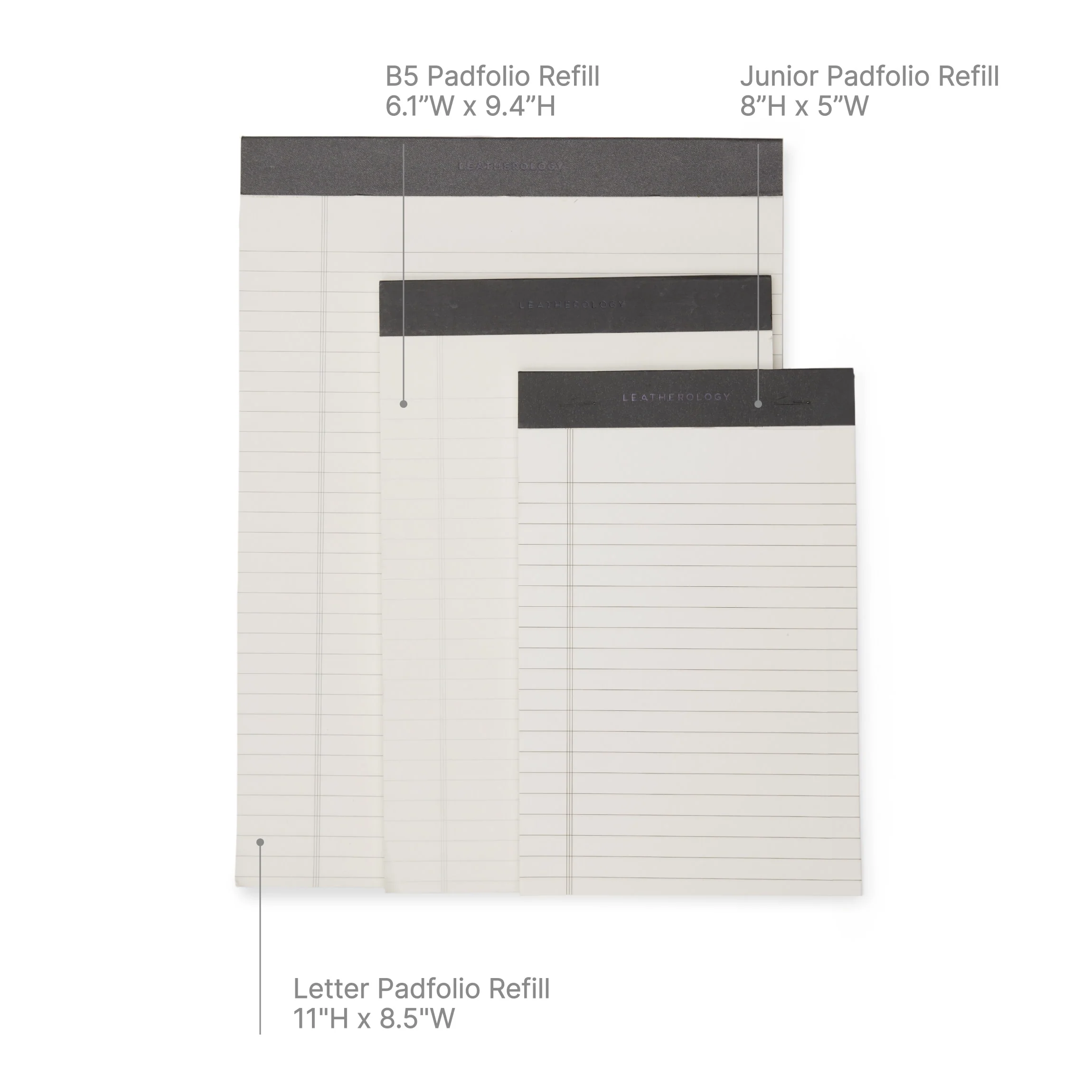 Letter Snap Padfolio Black Croc - Image 6