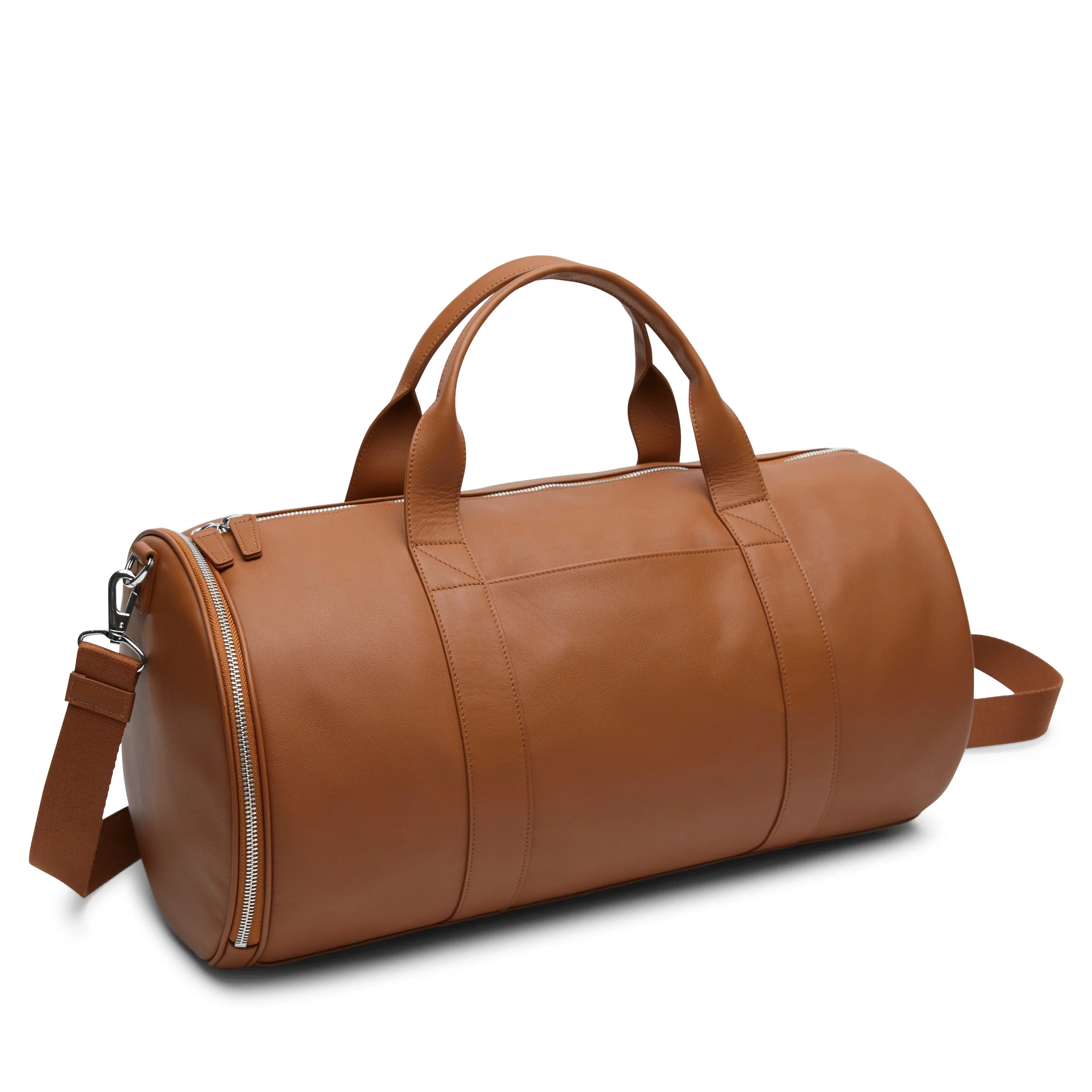 Barrel Gym Bag Cognac - Image 3
