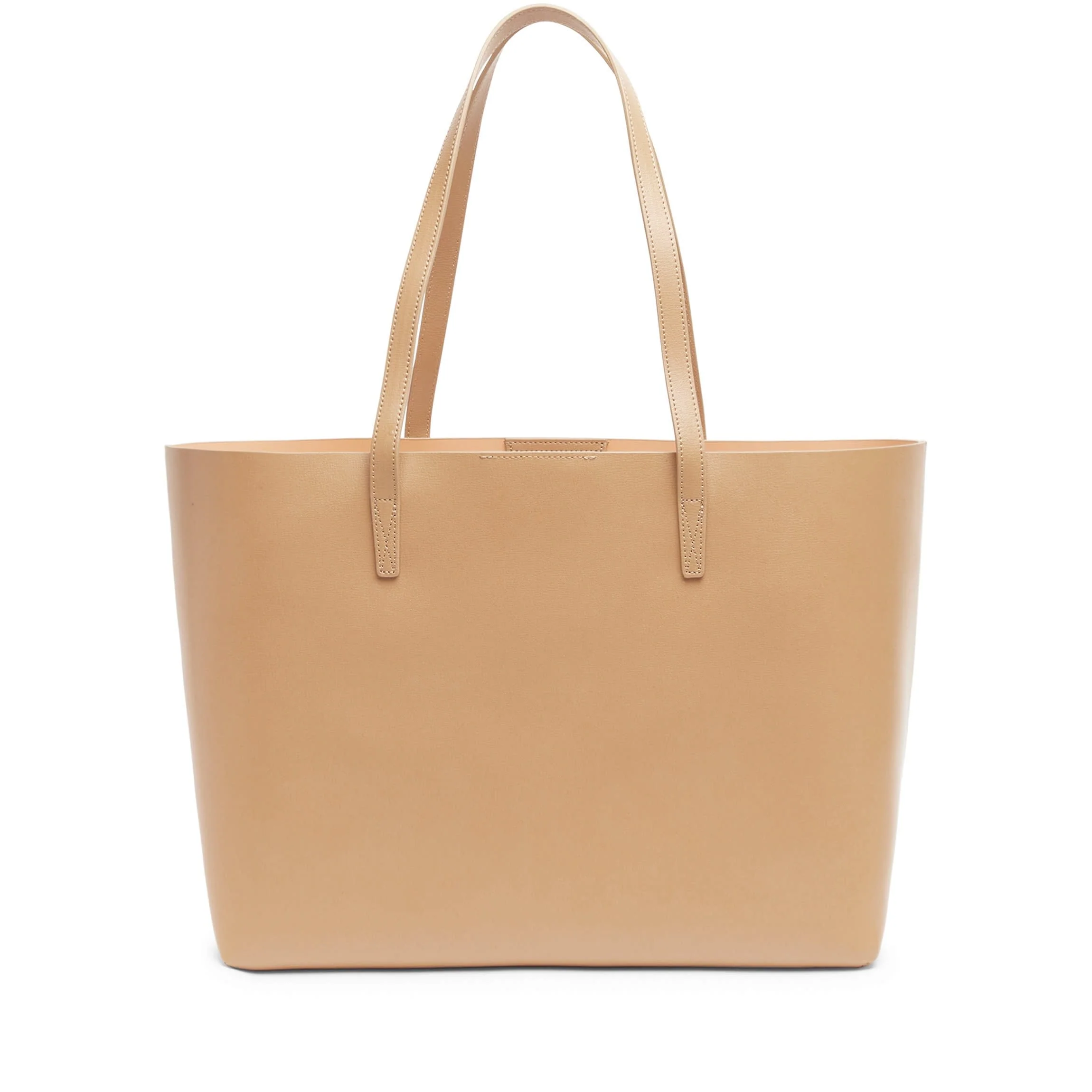 Belmont Structured Tote Double Sided Tan/Beige