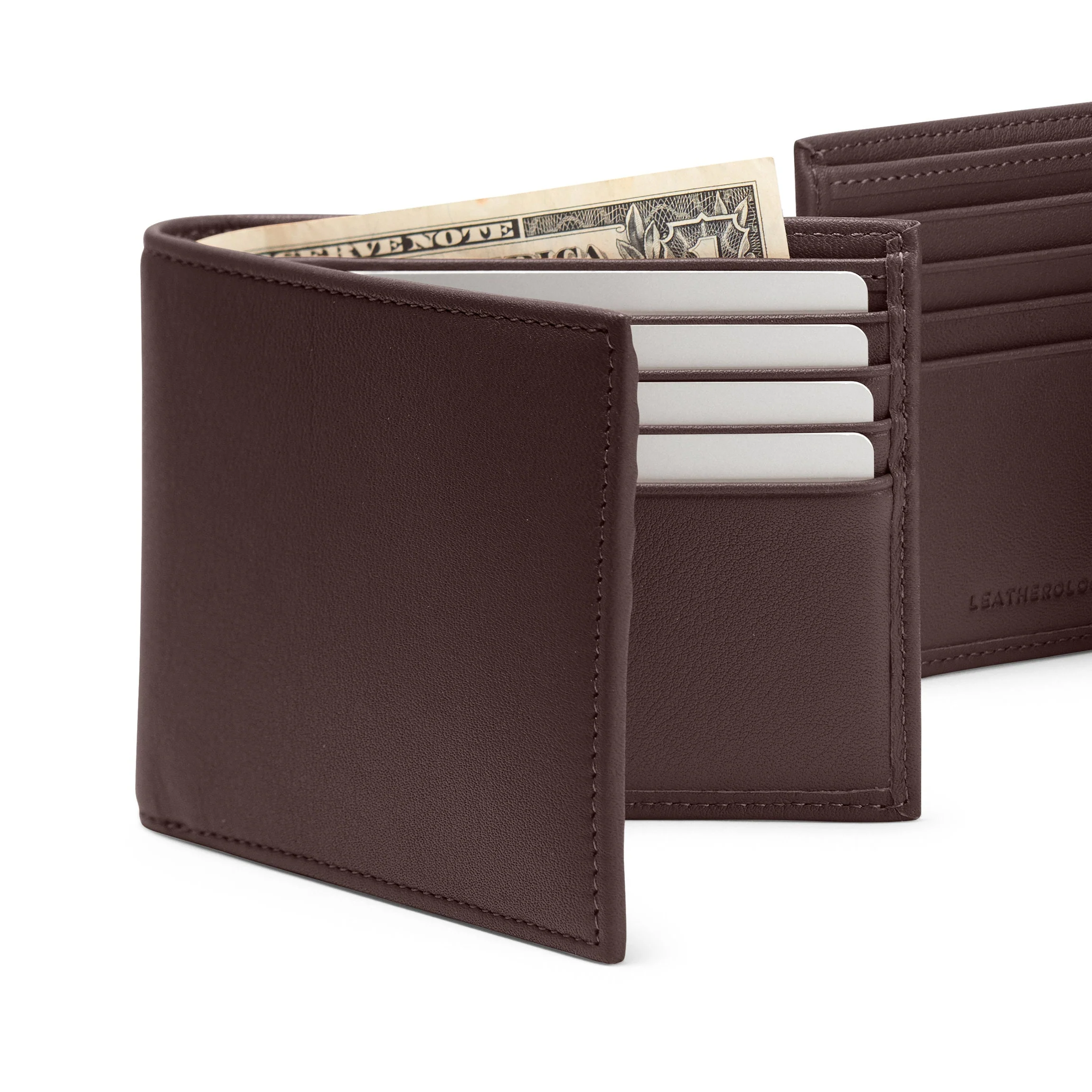 Bifold Wallet Brown - Image 6