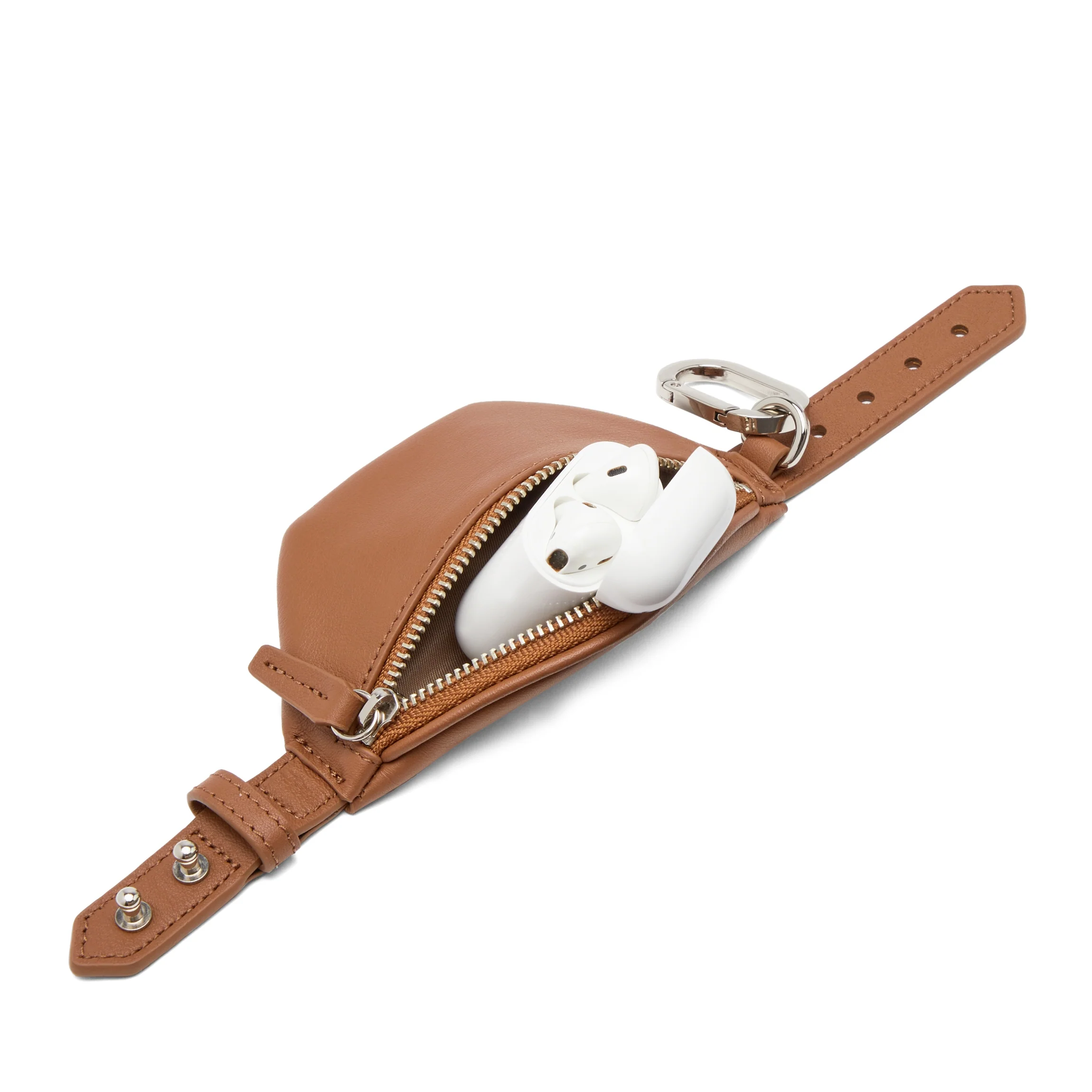 Blake Mini Wrist Pouch Cognac - Image 4