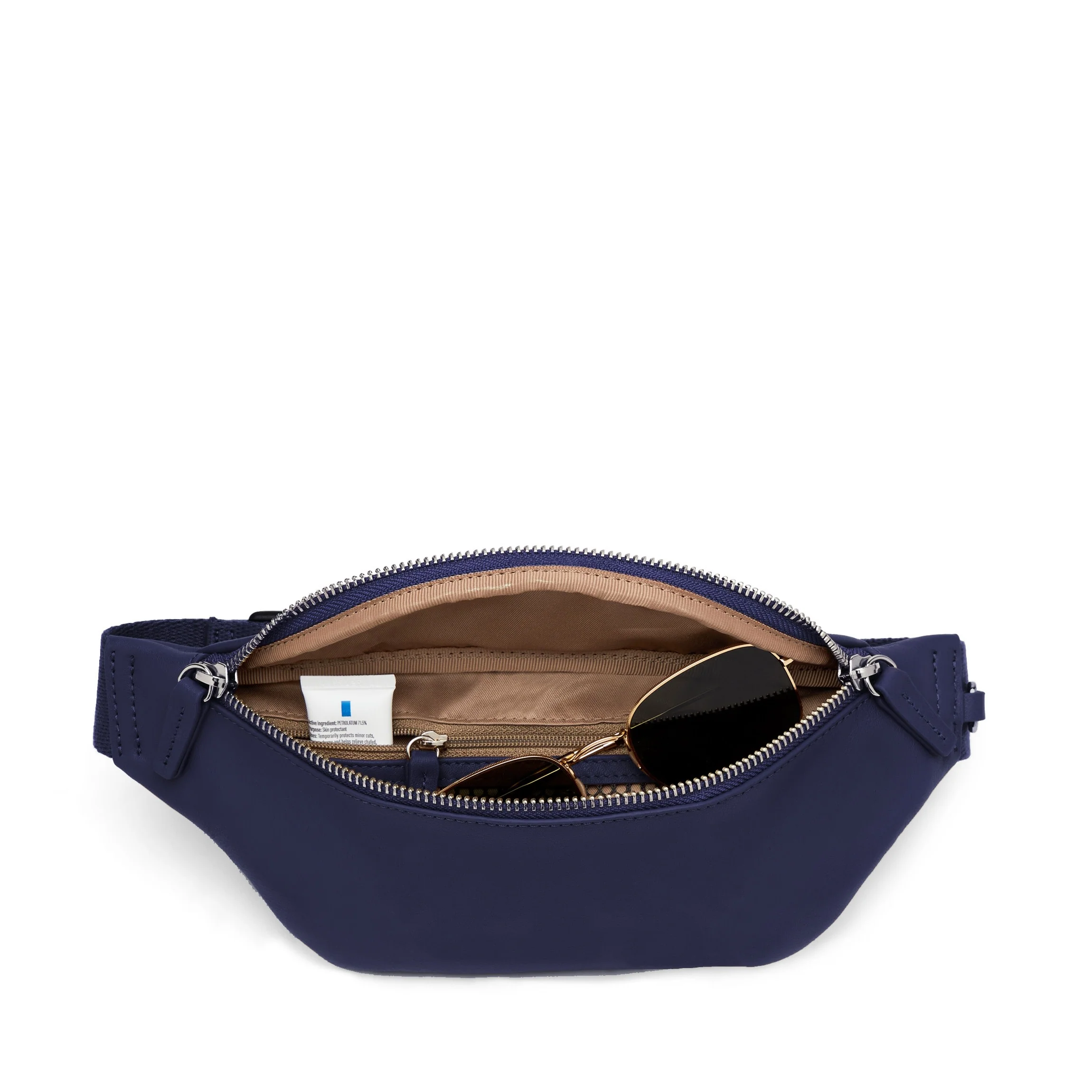 Blake Slim Belt Bag Navy Blue - Image 4