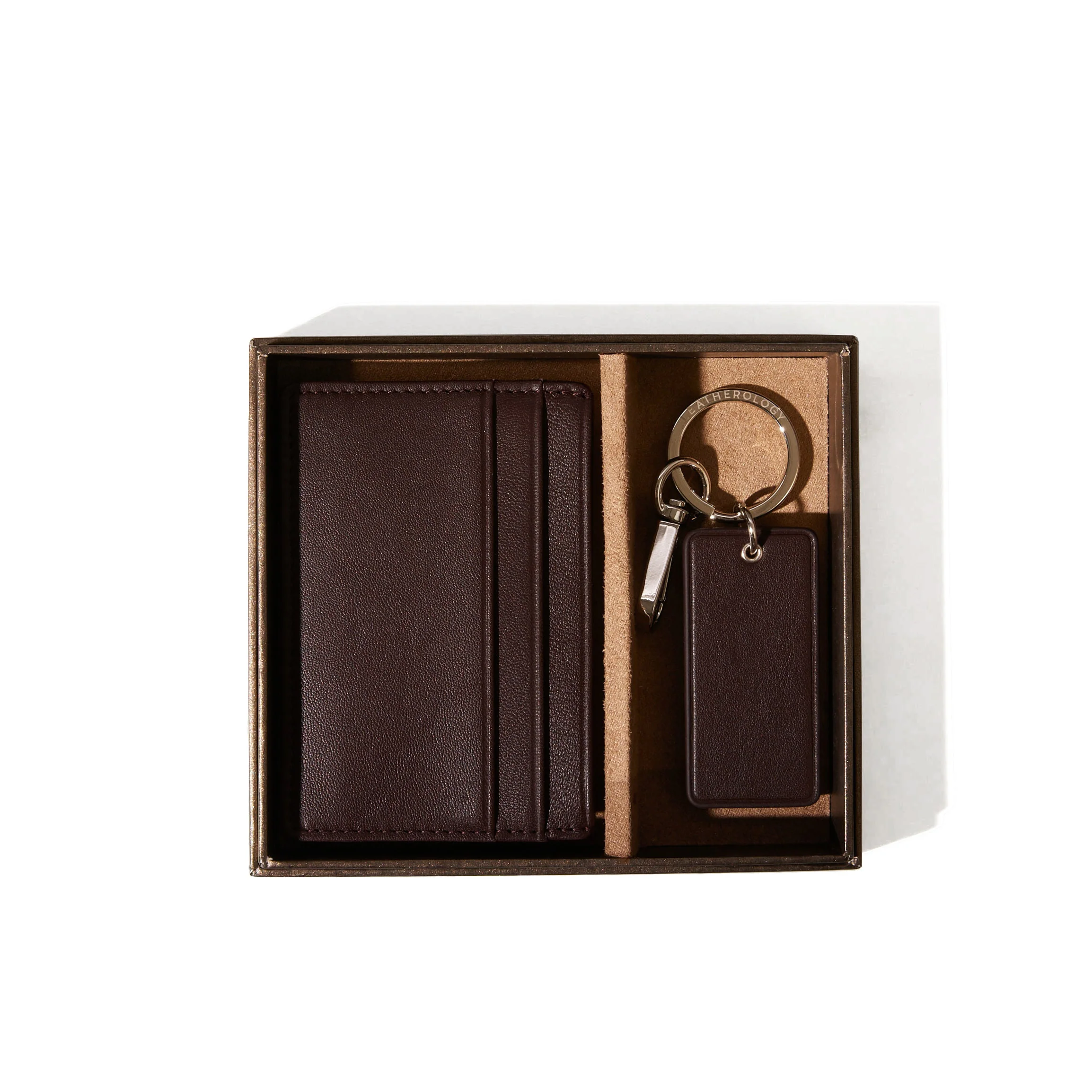 Card + Key Gift Set Brown - Image 2