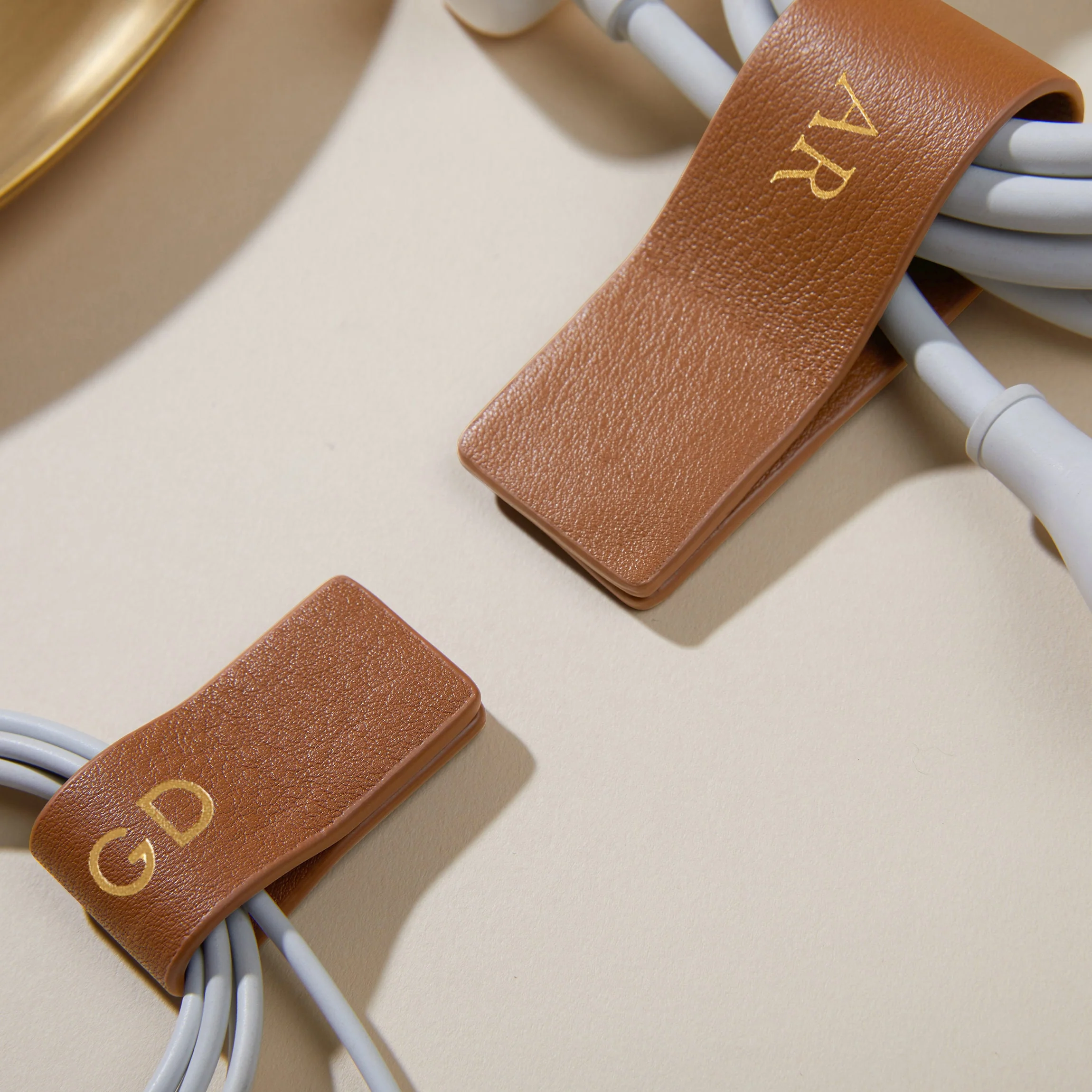 Cord Wrap Set Cognac - Image 2