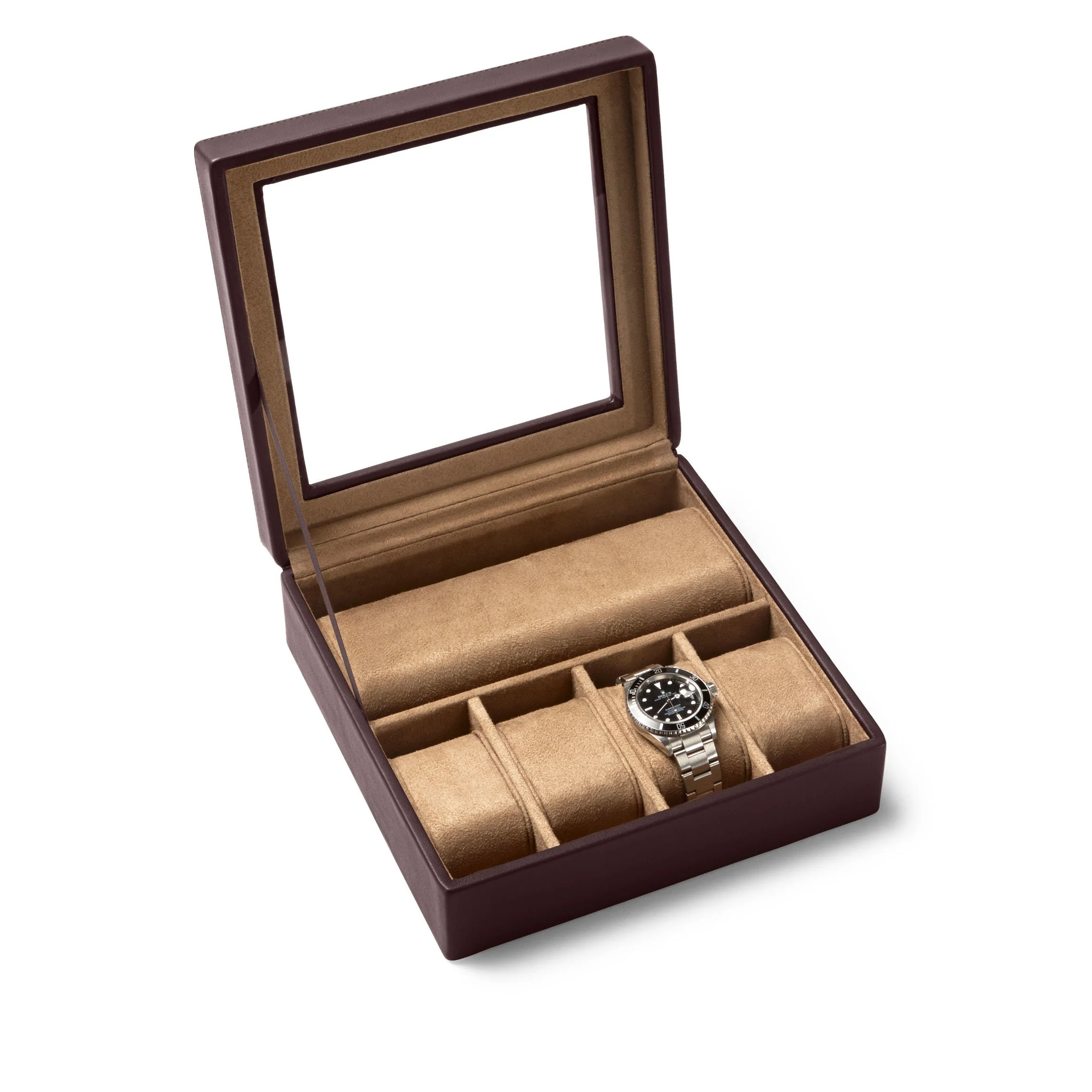 Deluxe Watch Case Brown - Image 4