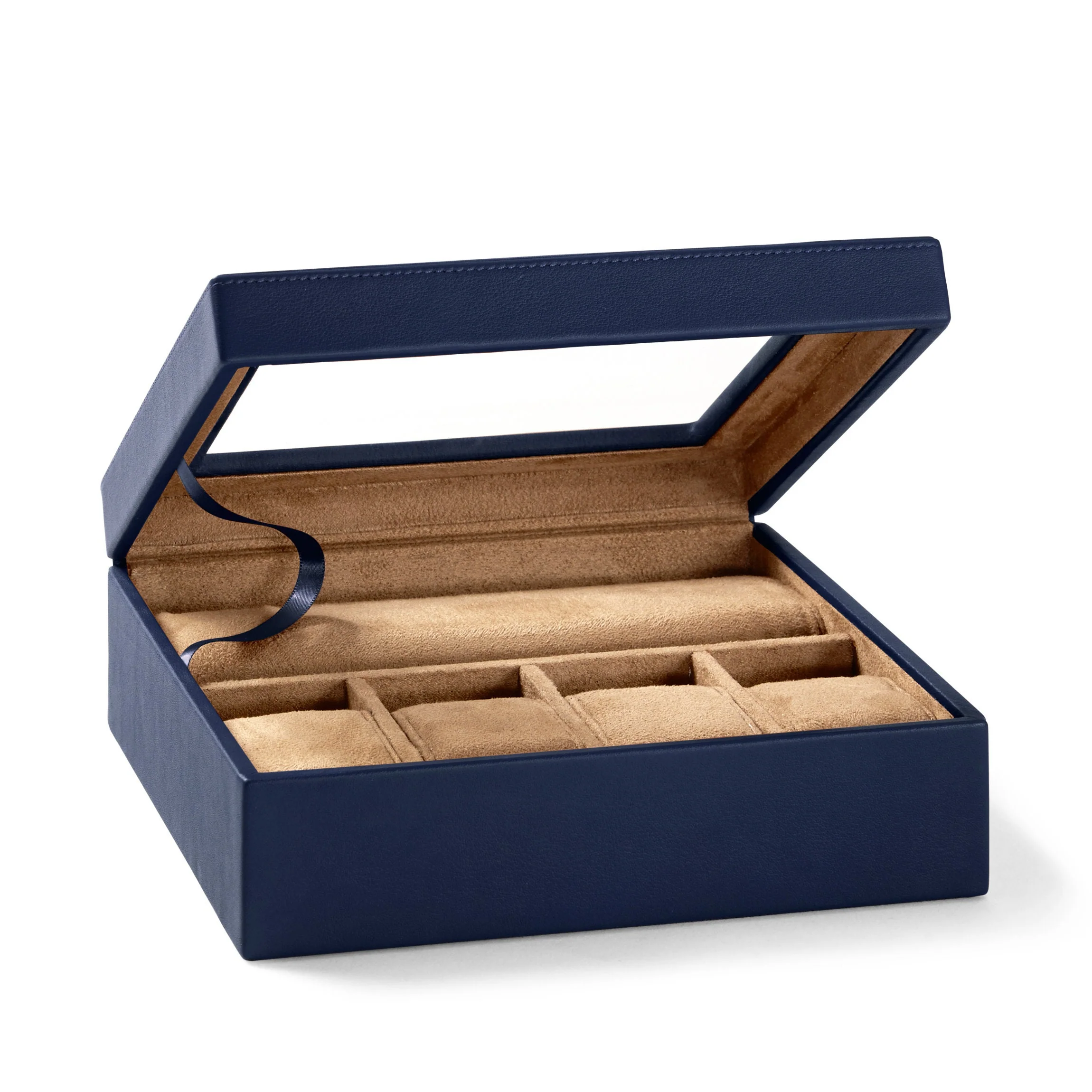 Deluxe Watch Case Navy Blue - Image 2