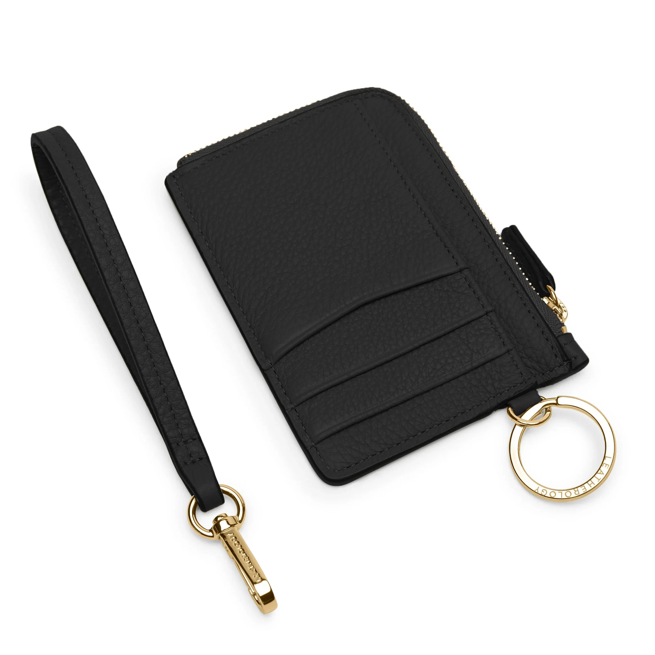 Devon Wristlet Black Pebble - Image 2