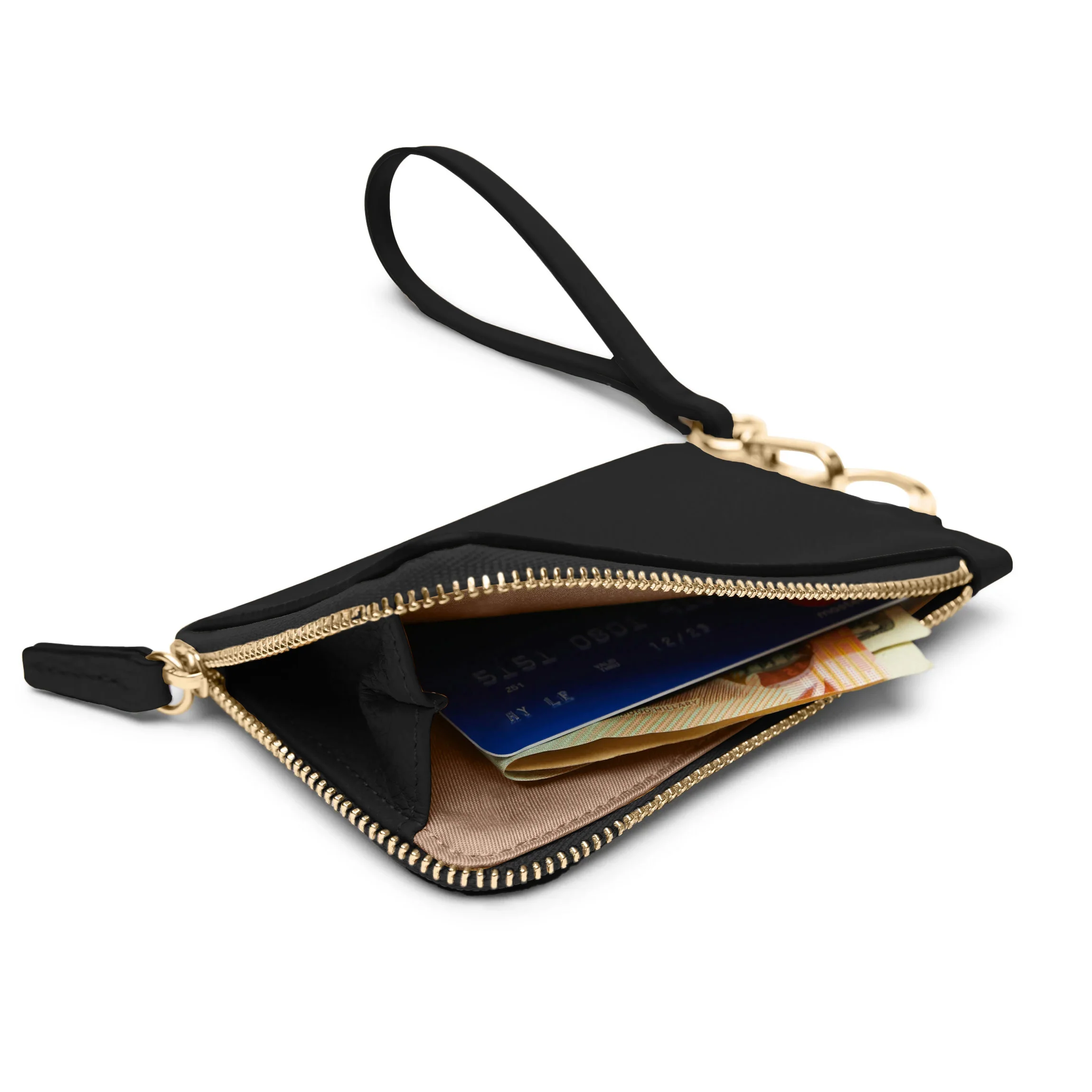 Devon Wristlet Black Pebble - Image 5
