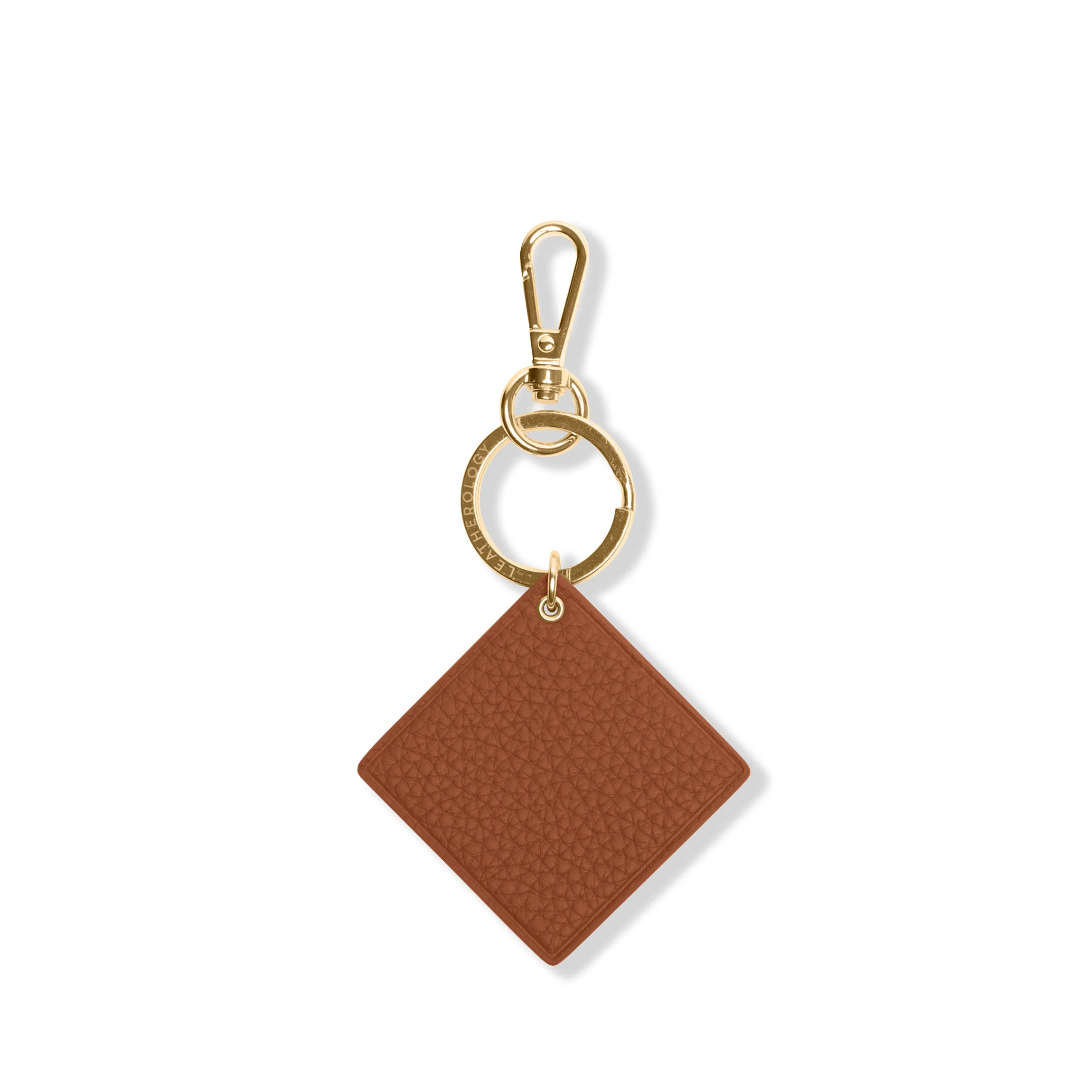 Diamond Keychain Saddle Brown - Image 2