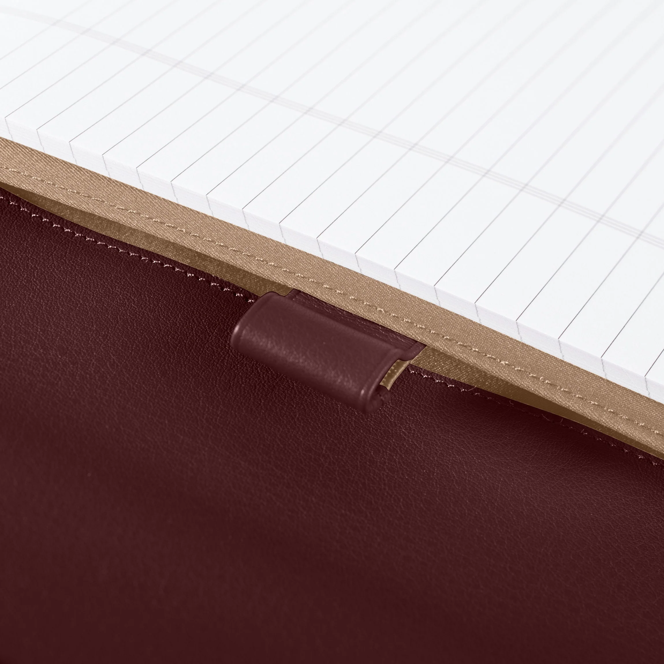 Executive Zippered Portfolio Bordeaux - Image 5