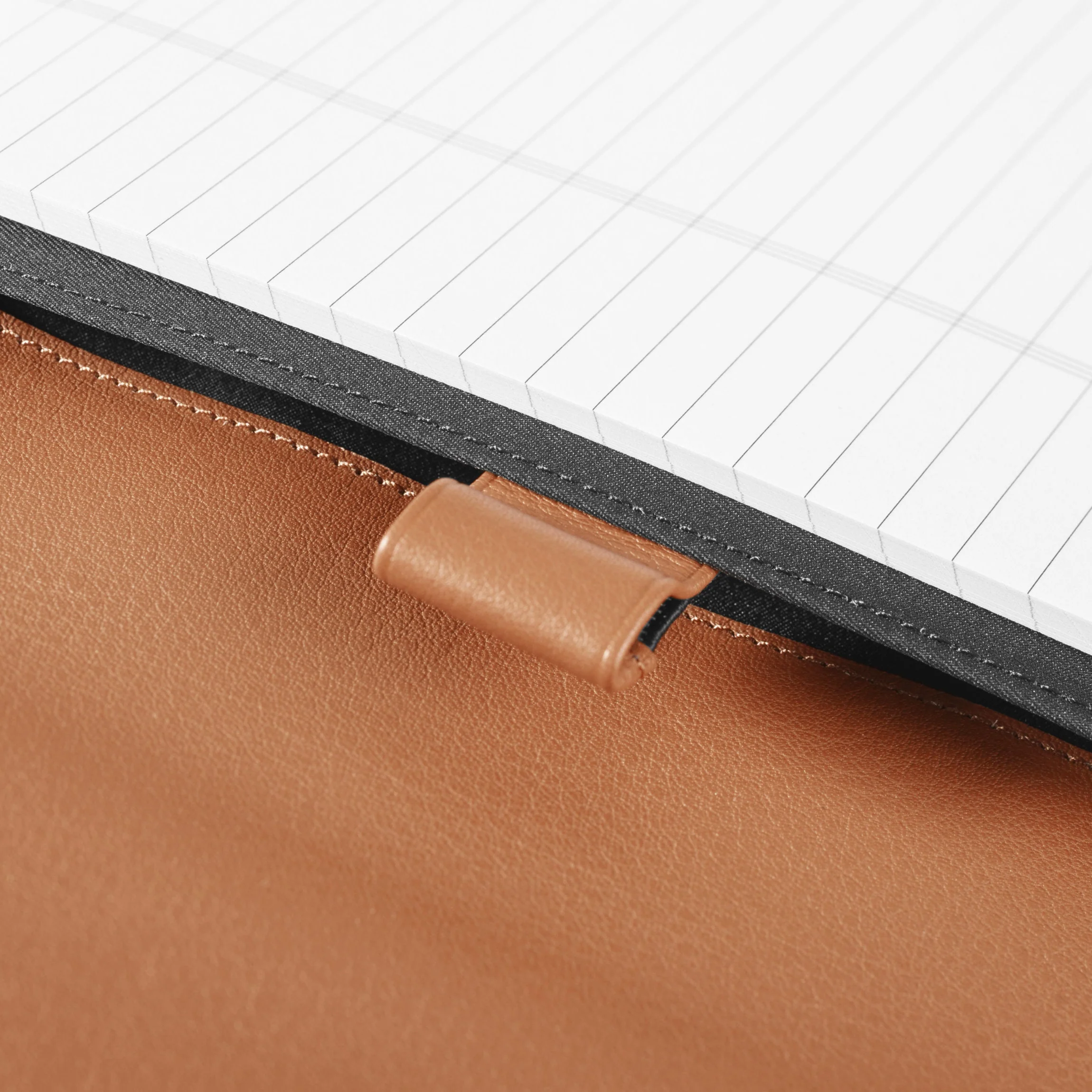Executive Zippered Portfolio Cognac - Image 6