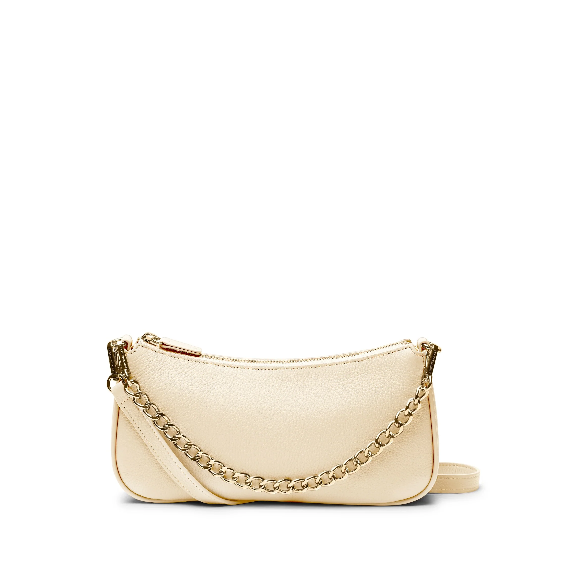 Greta Chain Small Pochette Sand - Image 5
