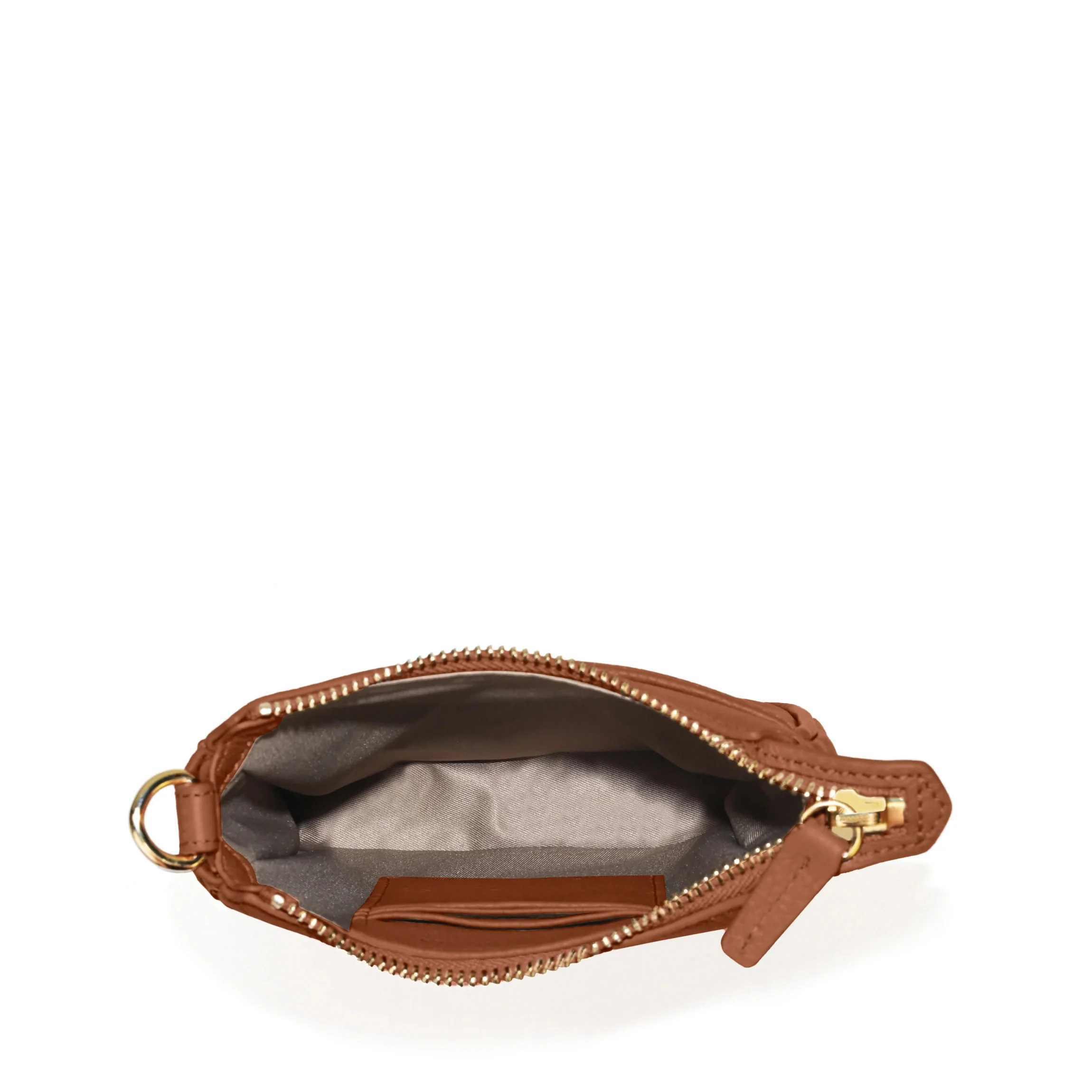 Greta Chain Vertical Sling Saddle Brown - Image 7