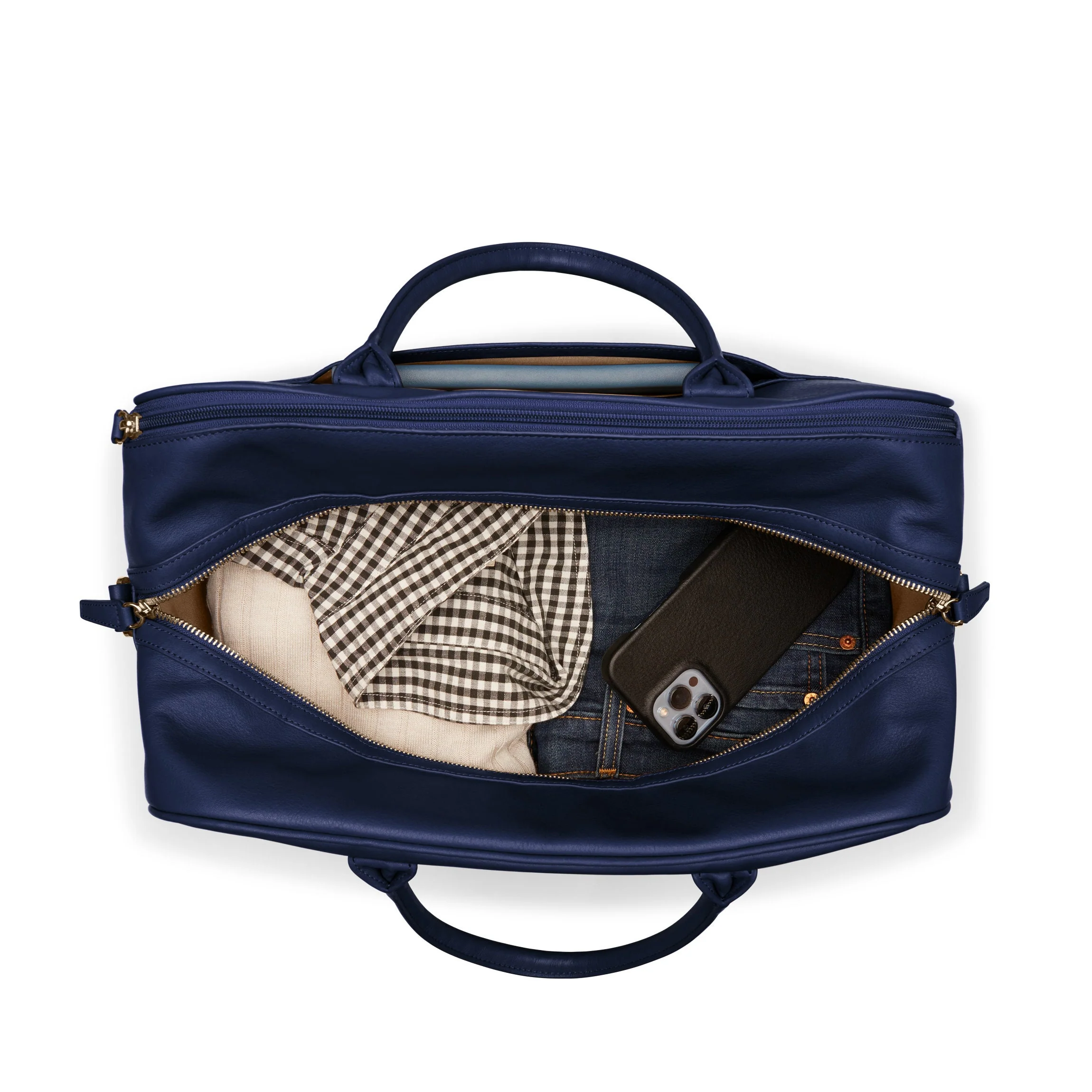 Harwood Weekender Navy Blue - Image 4