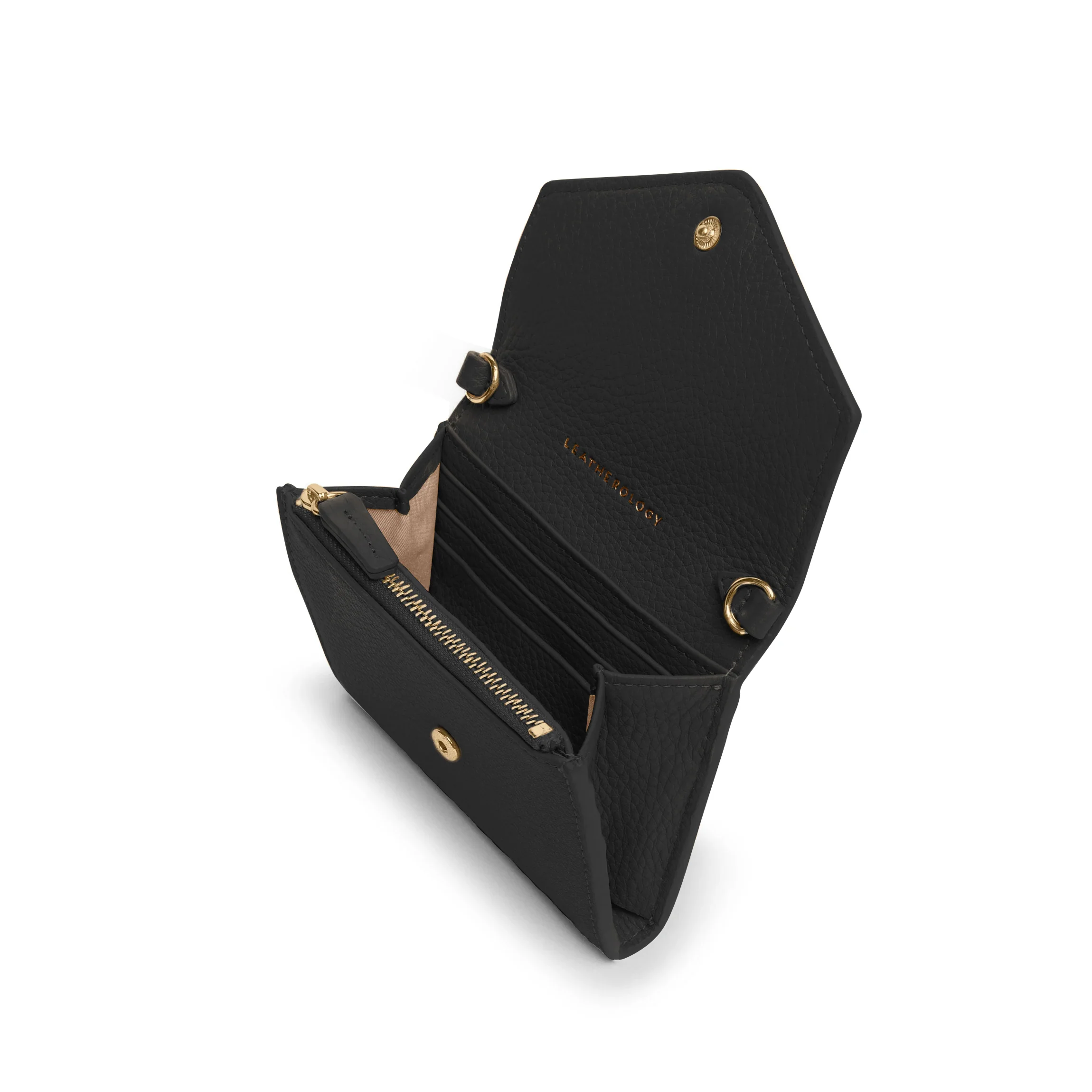 Haven Compact Wallet Black Pebble - Image 2