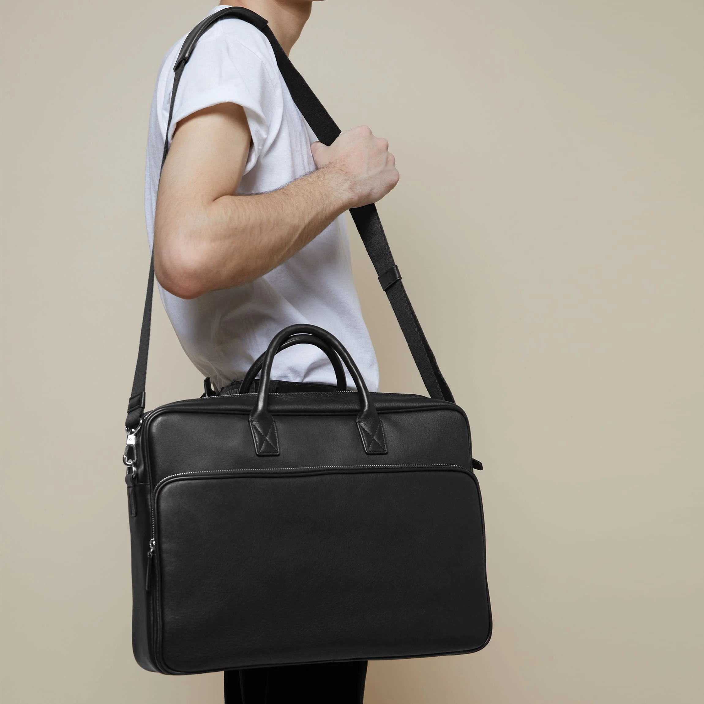 Henderson Laptop Brief Bag Black Onyx - Image 3