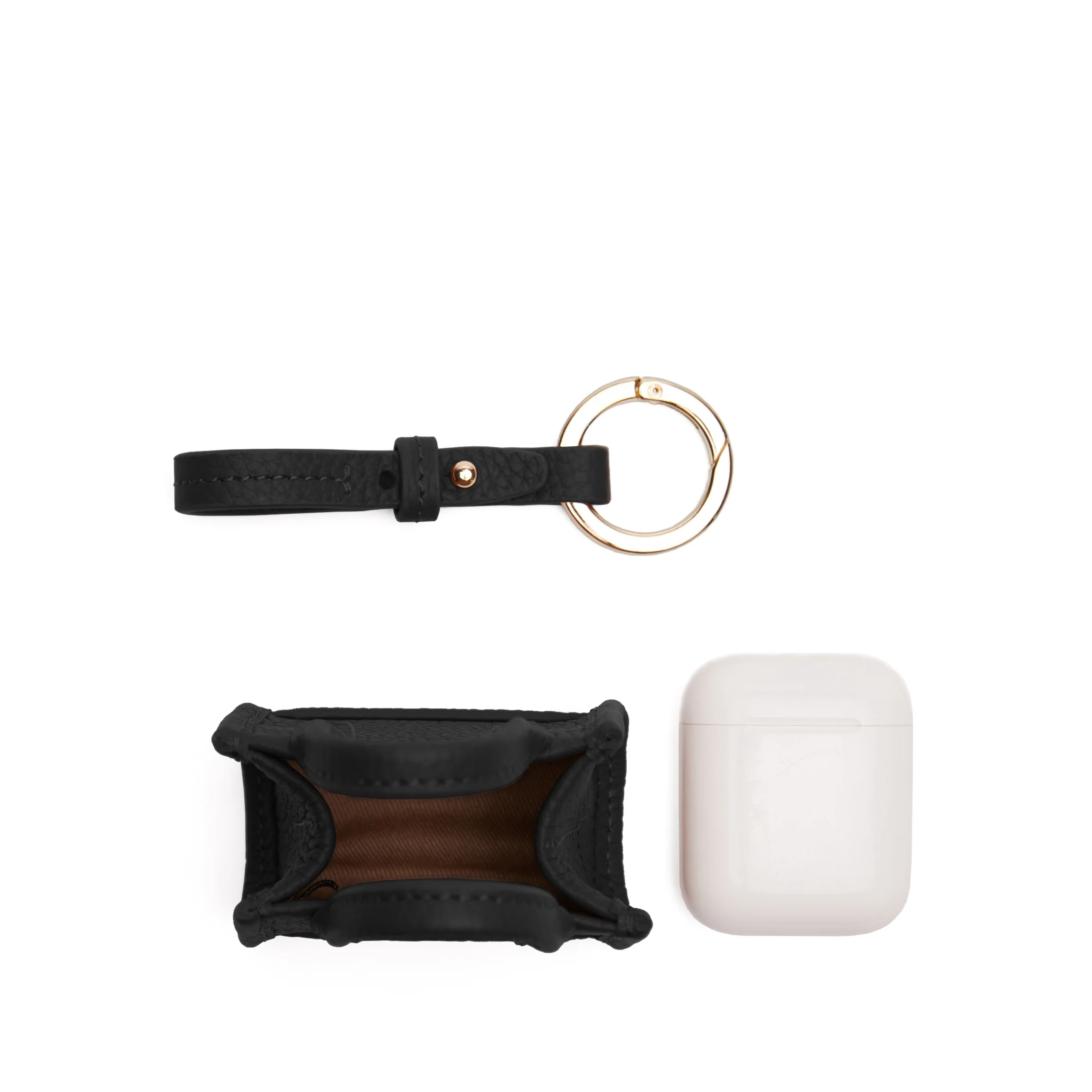 Kress Itty Bitty Bag Charm Black Pebble - Image 4