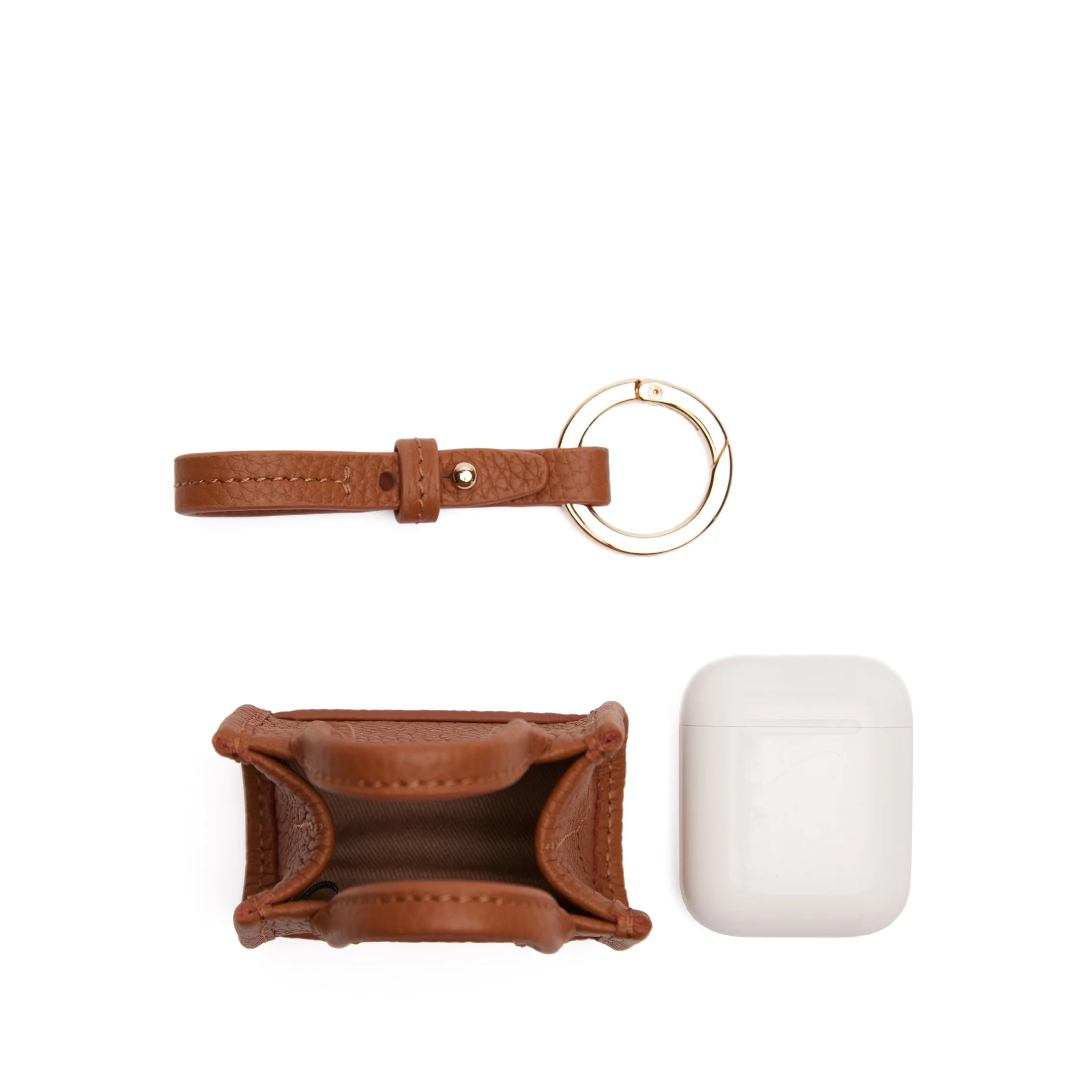 Kress Itty Bitty Bag Charm Saddle Brown - Image 4