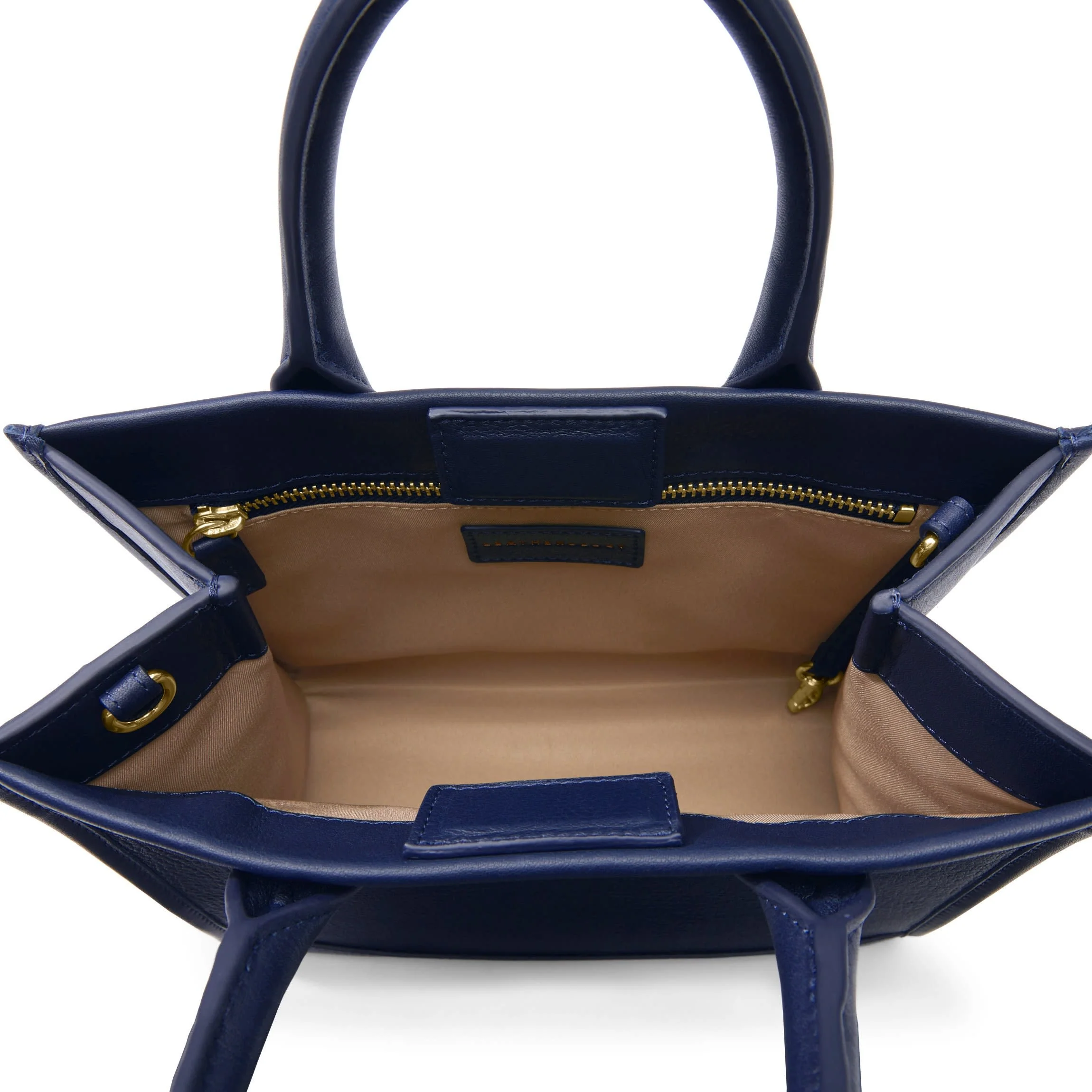 Kress Mini Top Handle Bag Navy Blue - Image 4