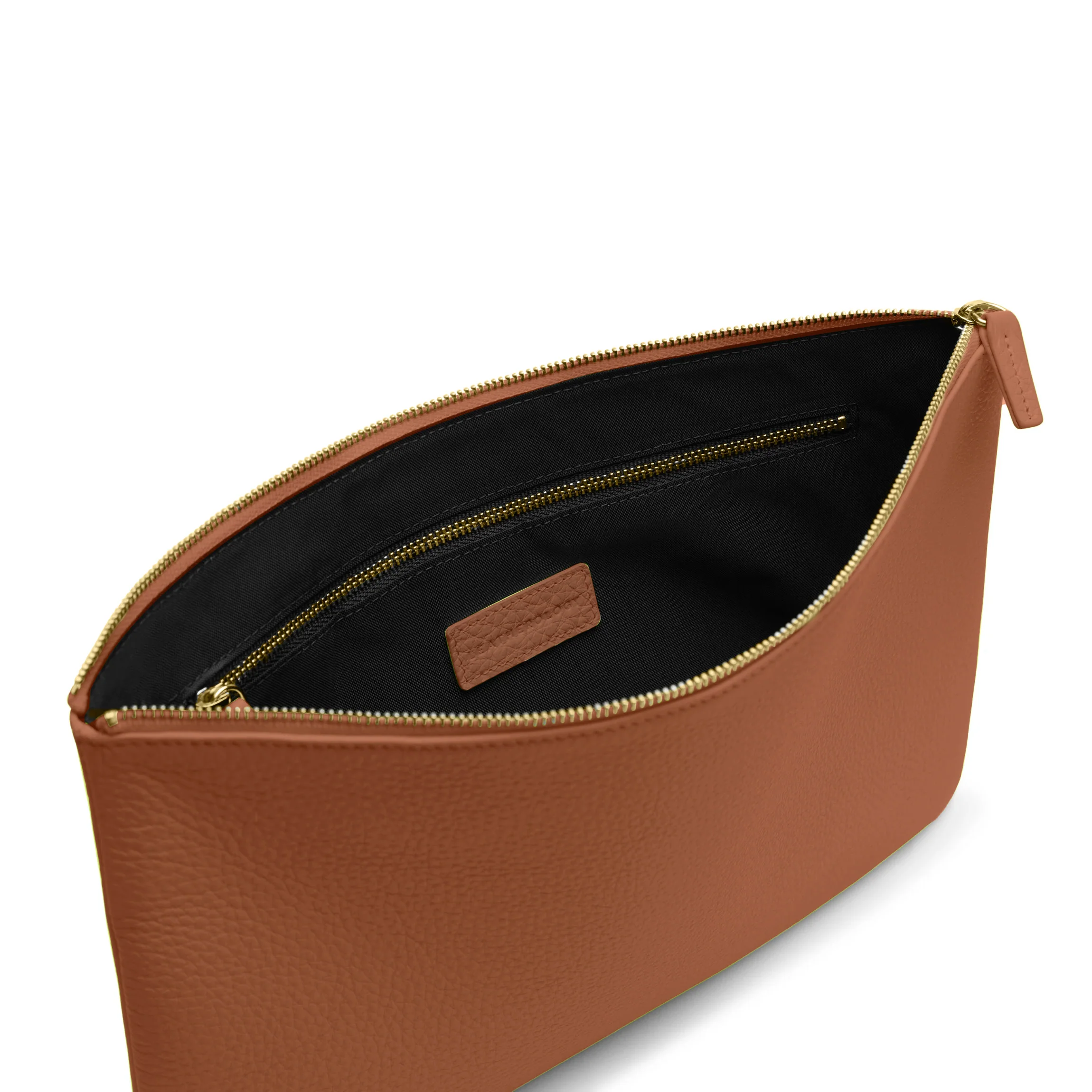 Large Pouch Saddle Brown - Image 2