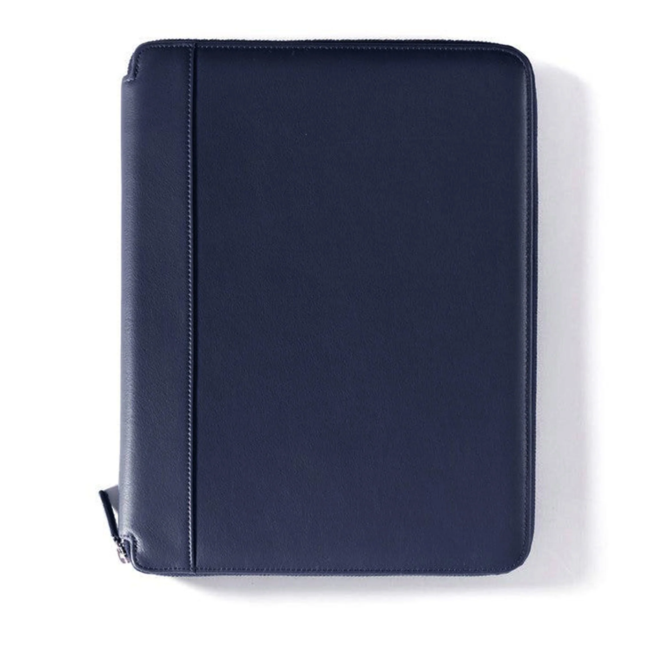 Left Handed Executive Zippered Portfolio Navy Blue - Image 2
