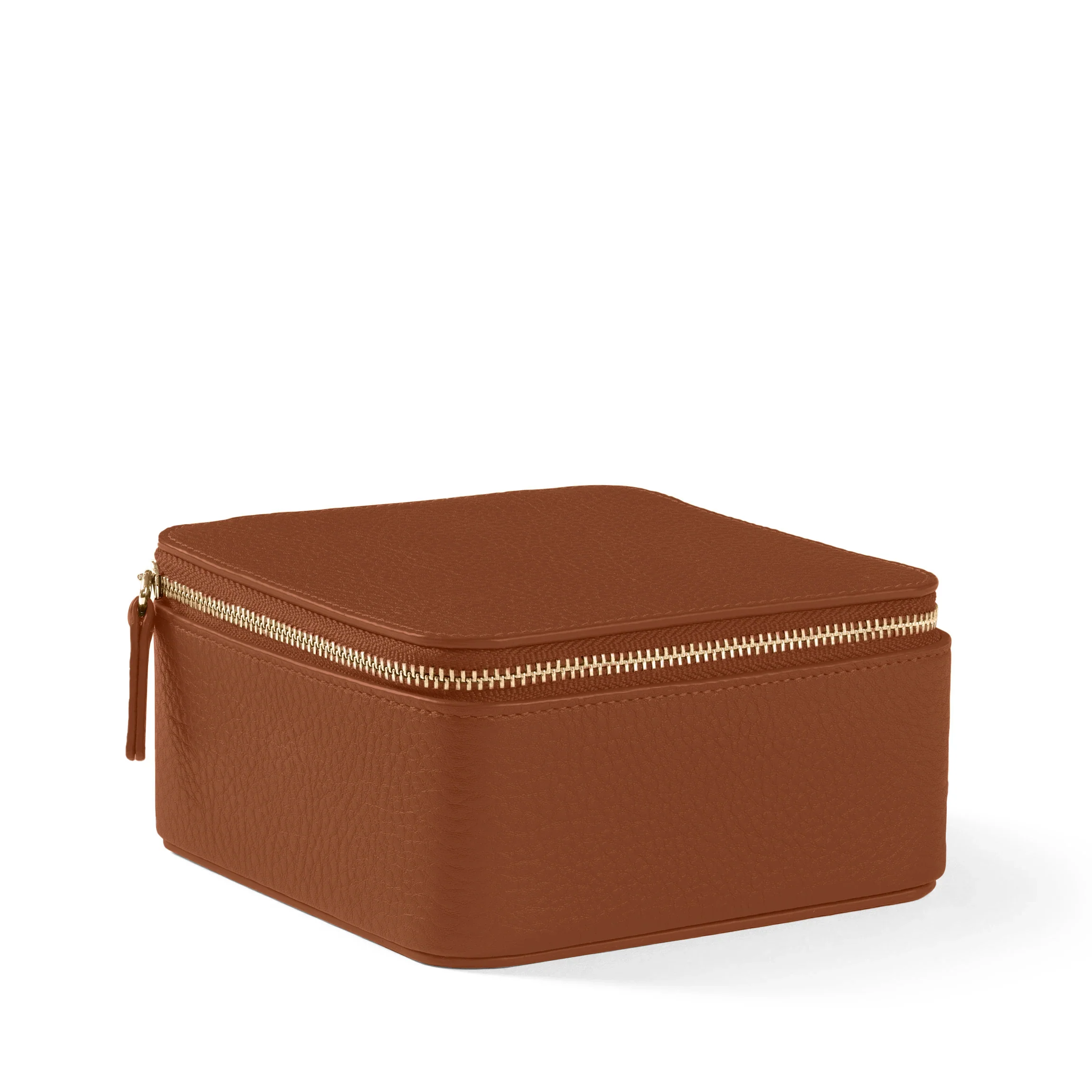 Medium Jewelry Organizer Saddle Brown