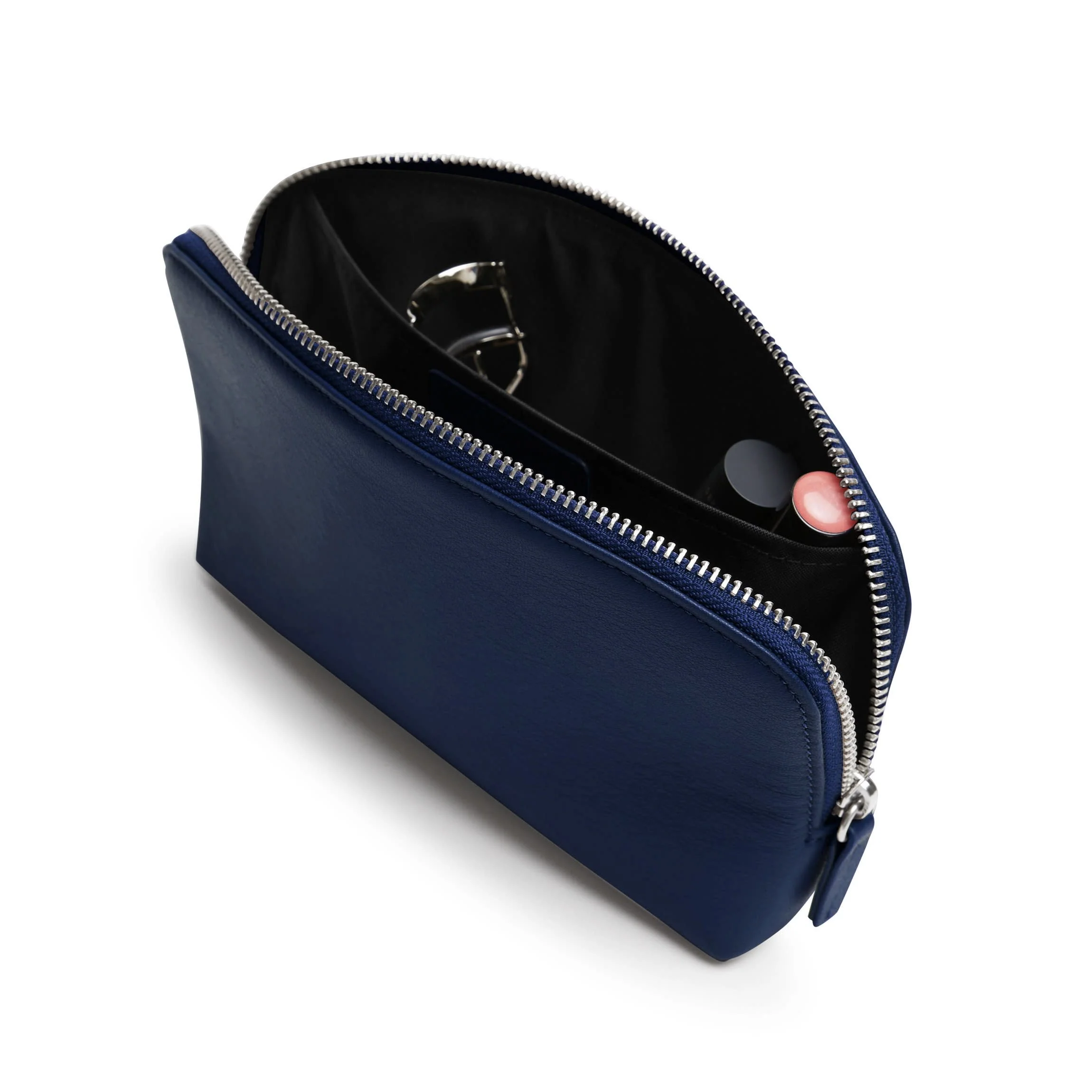 Medium Makeup Pouch Navy Blue - Image 3