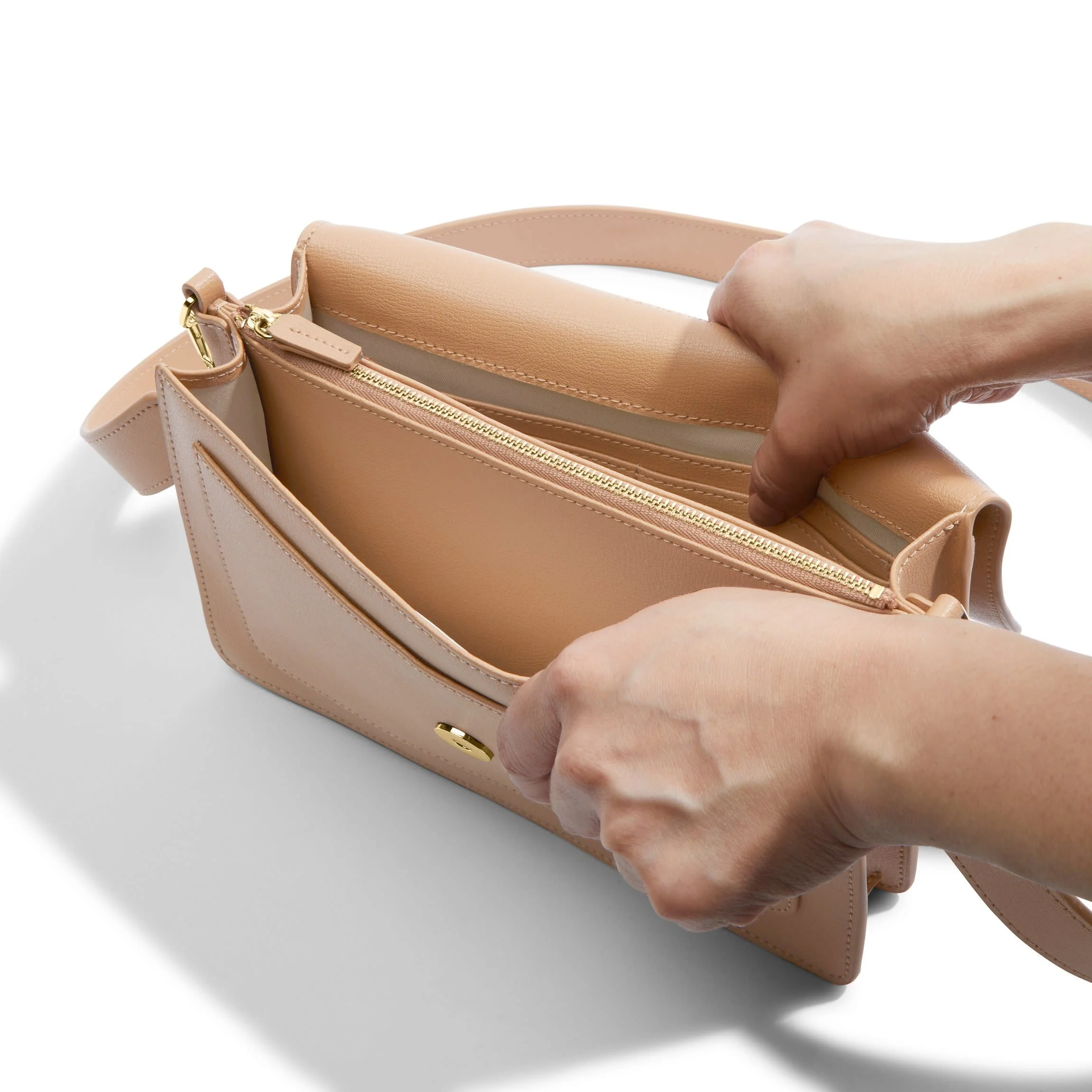 Medium Willow Envelope Bag Tan - Image 3