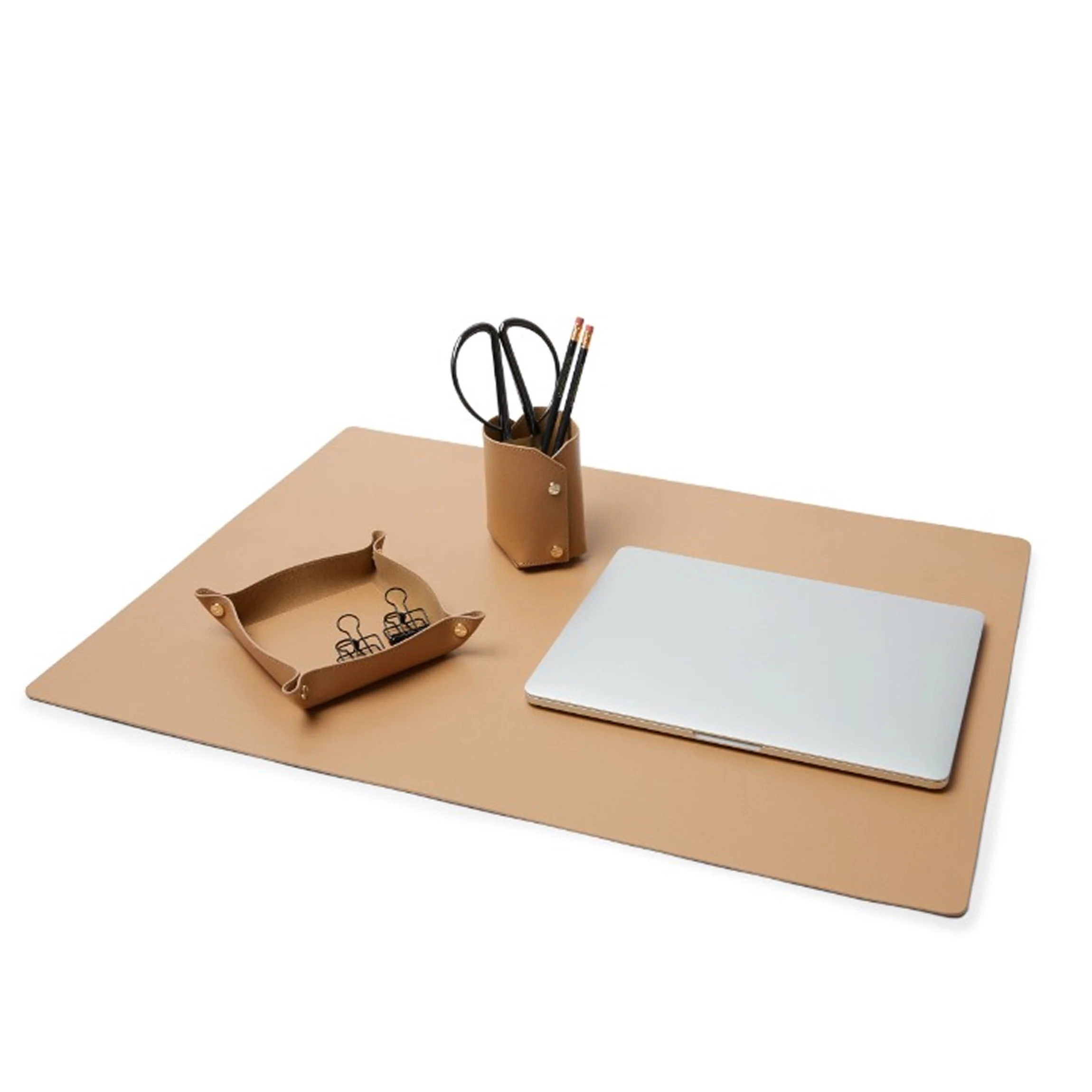 Modern Desk Set Tan
