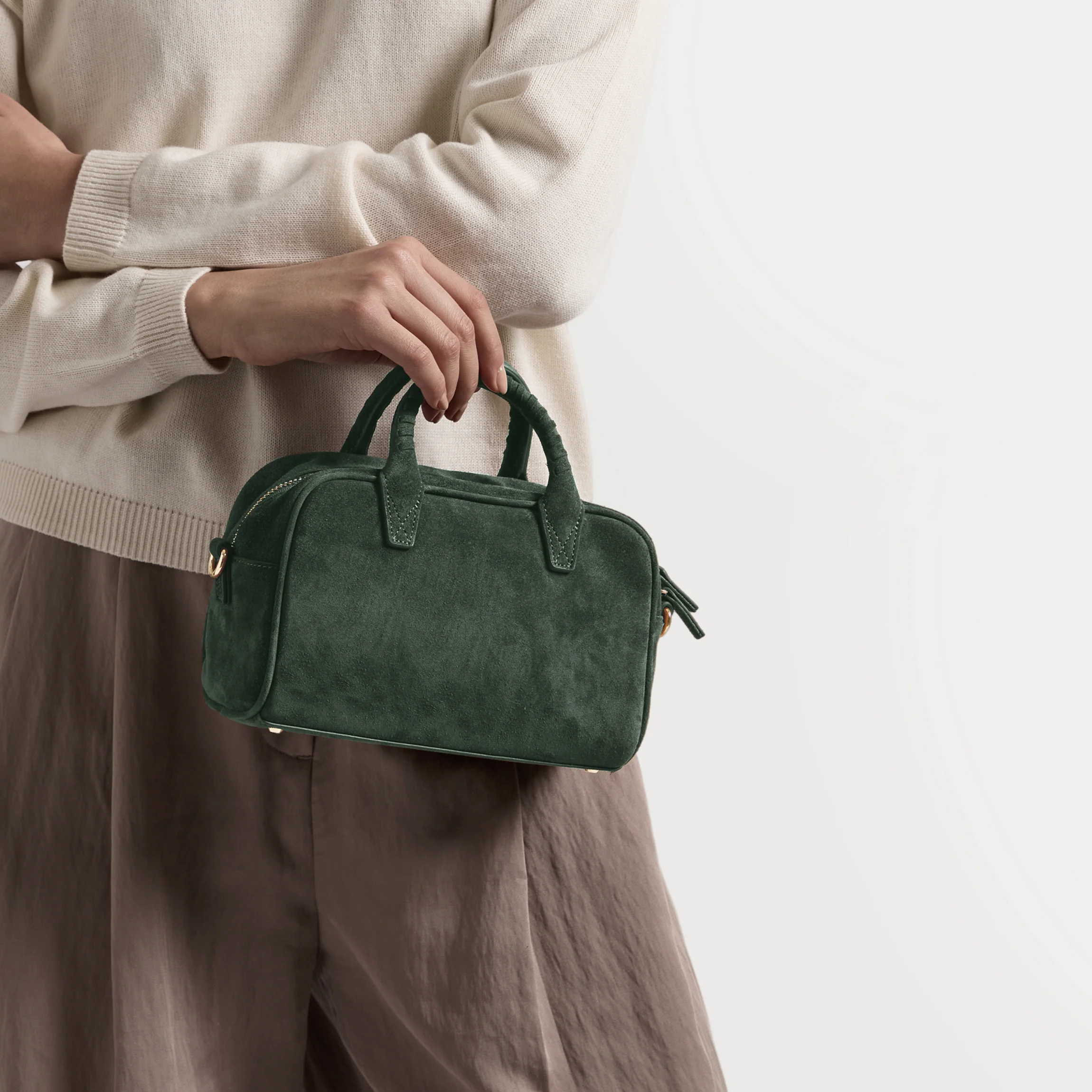 Park Mini Satchel Juniper Suede - Image 3