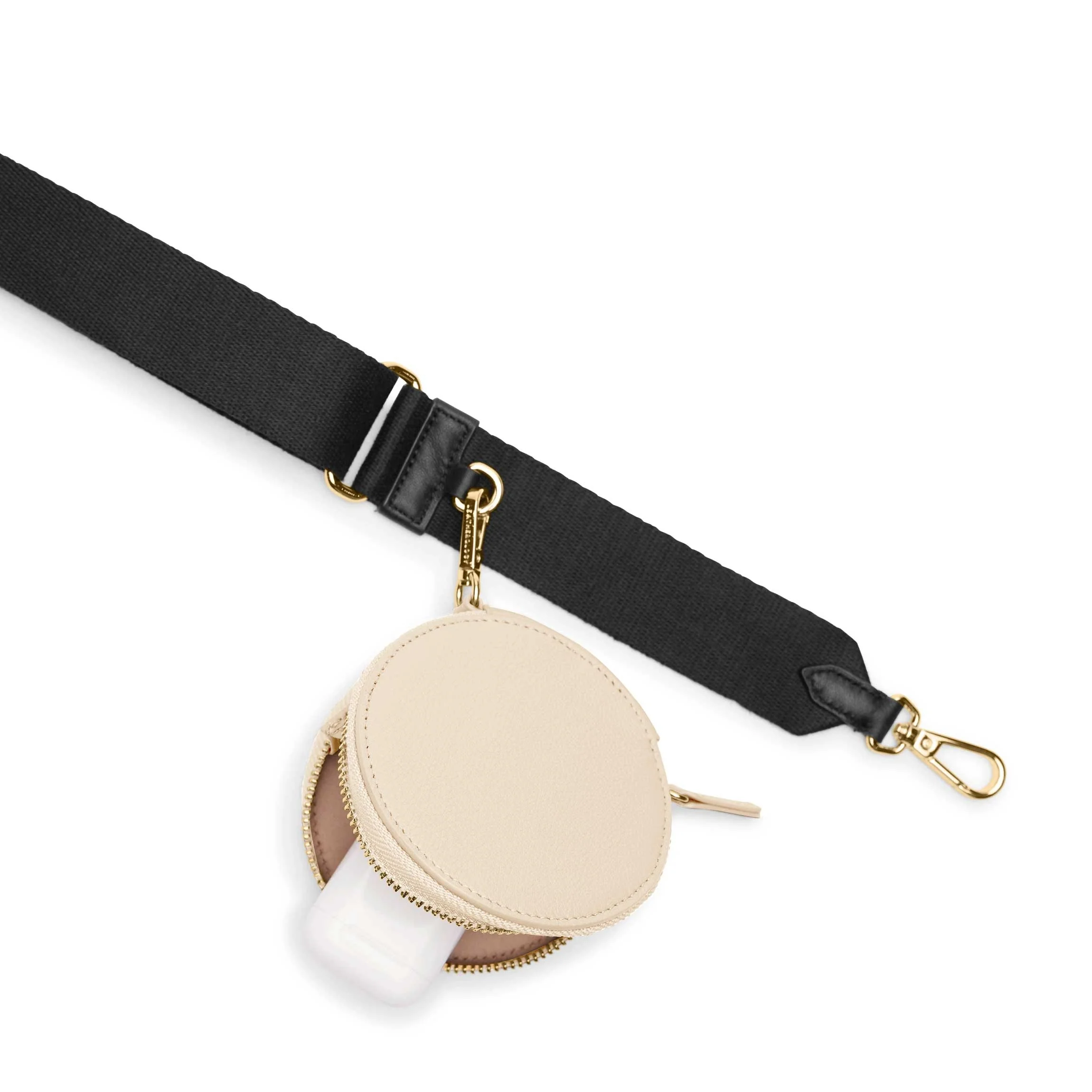 Portable Wristlet Round Pouch Sand - Image 5