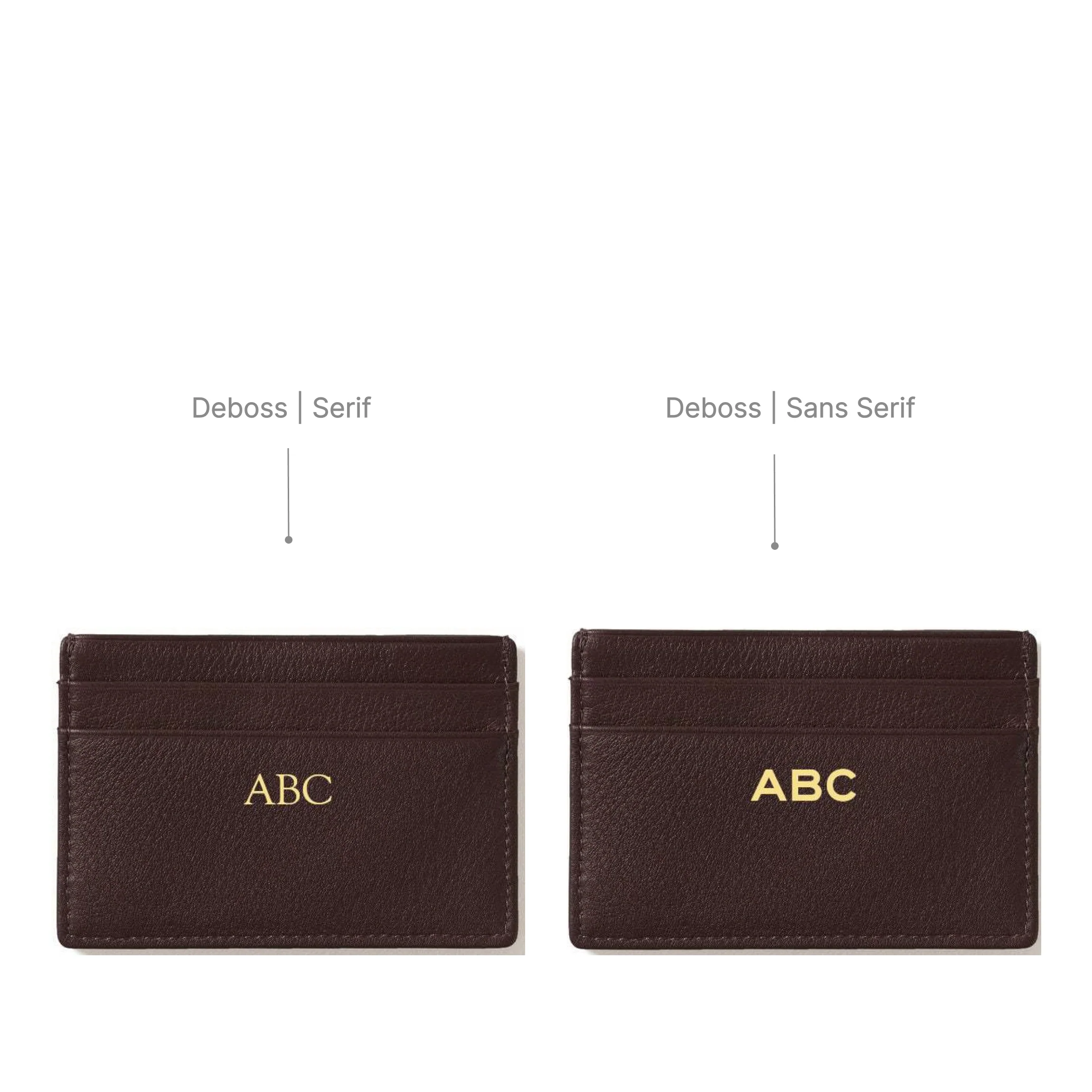 Slim Card Case Brown - Image 4