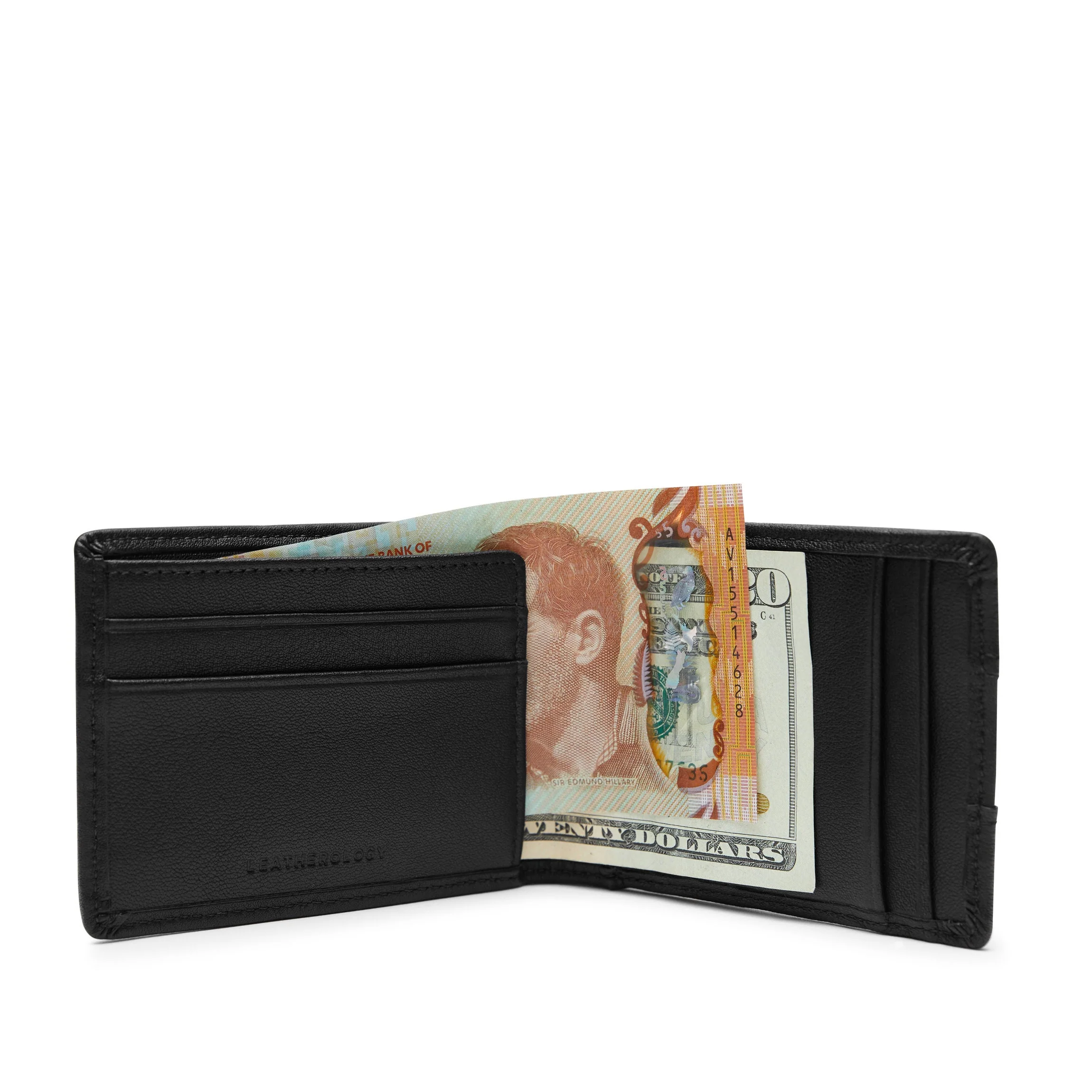 Slim Utility Card Wallet Black Oil - Image 3