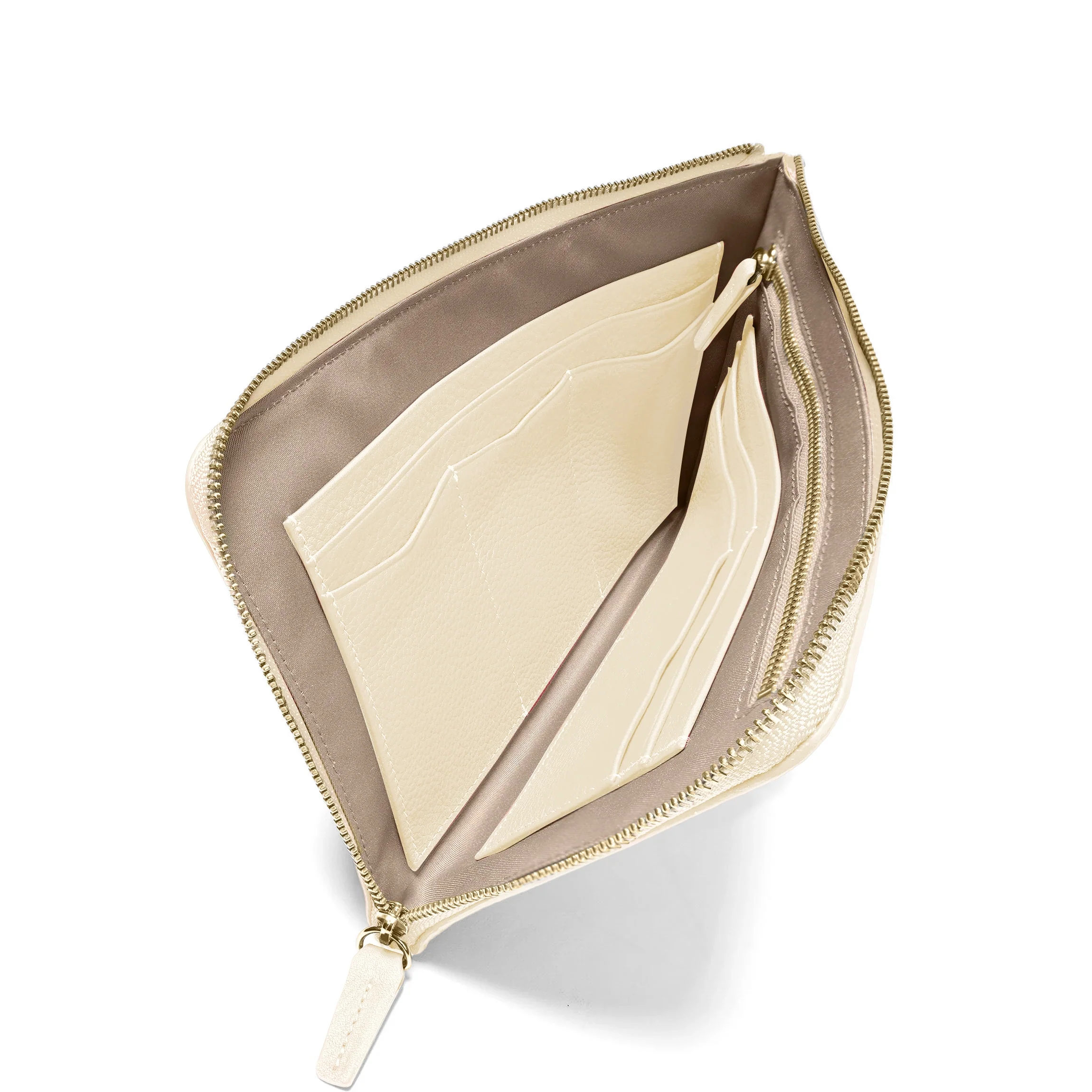 Slim Zip Travel Wallet Sand - Image 4