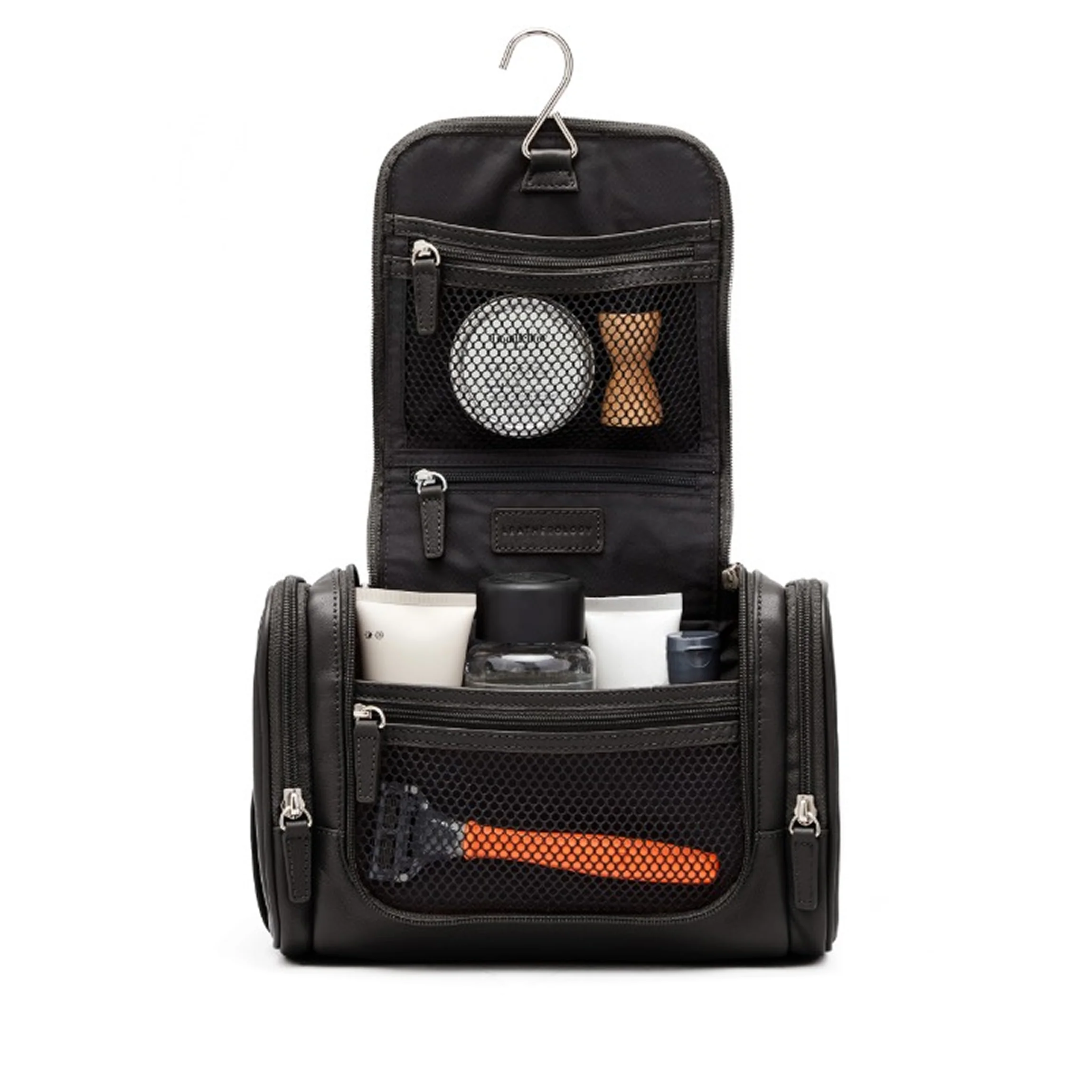 Small Hanging Toiletry Kit Ebony - Image 2