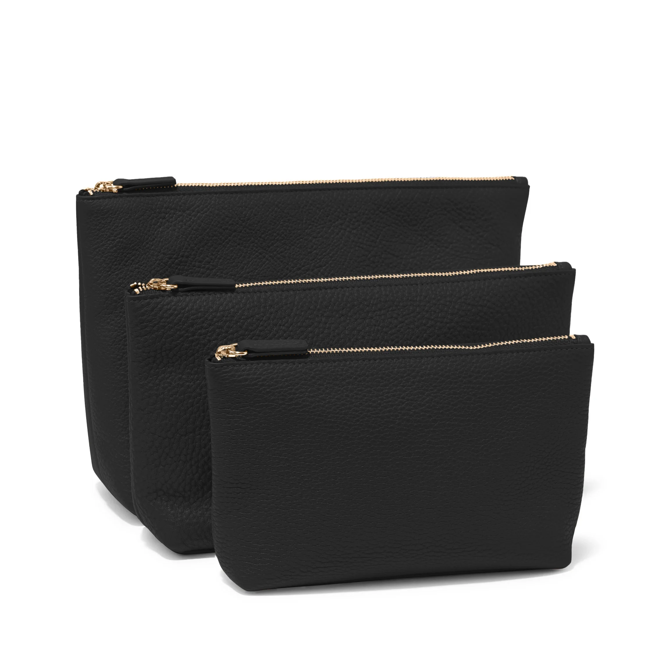 Standing Pouch Trio Black Pebble