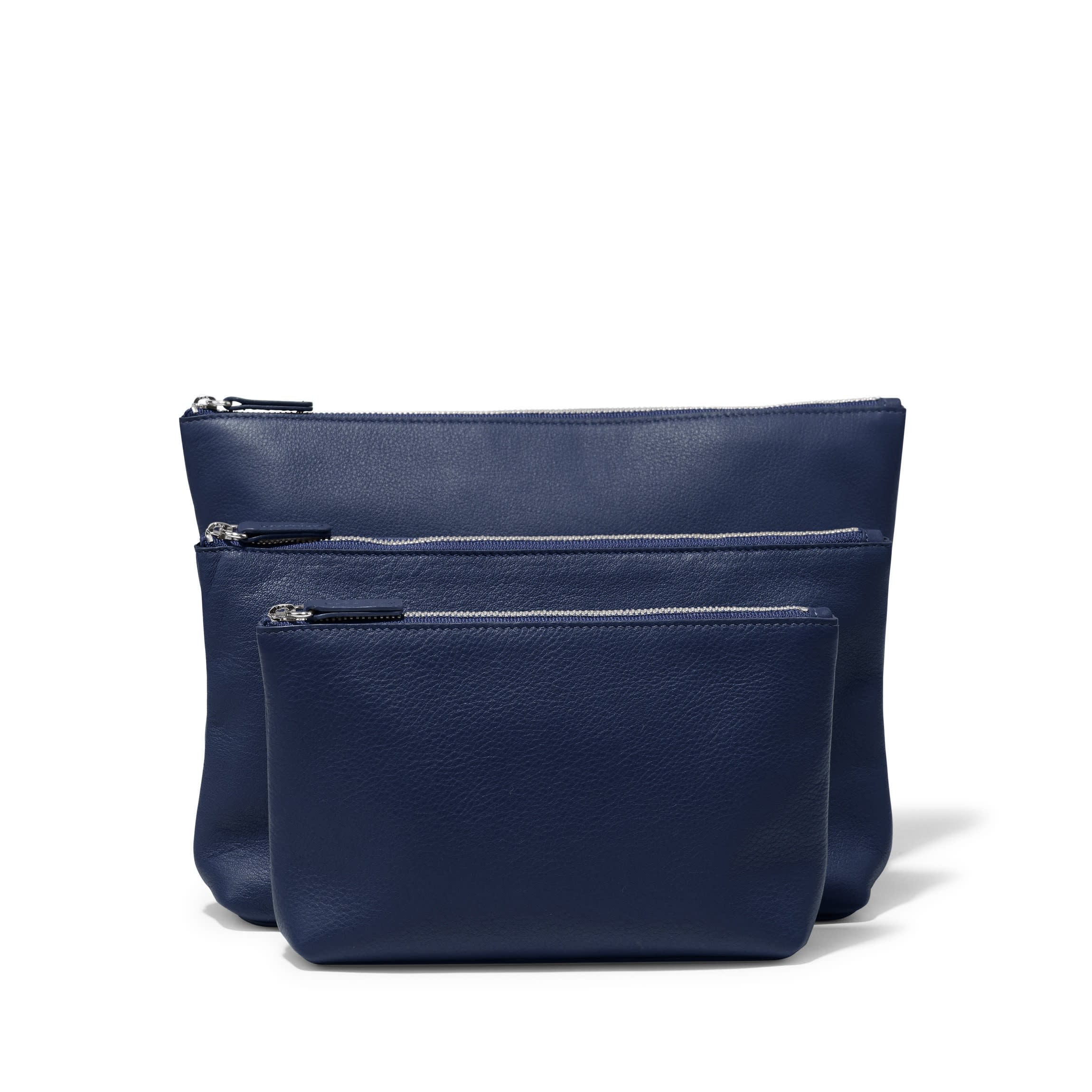 Standing Pouch Trio Navy Blue - Image 3