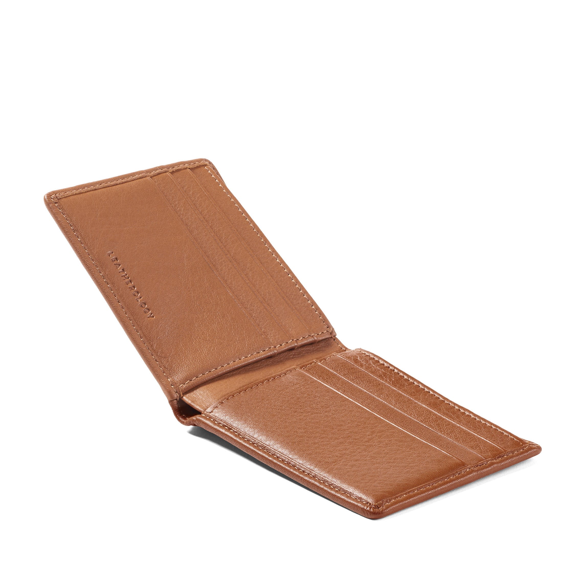 Thin Bifold Wallet Cognac - Image 4