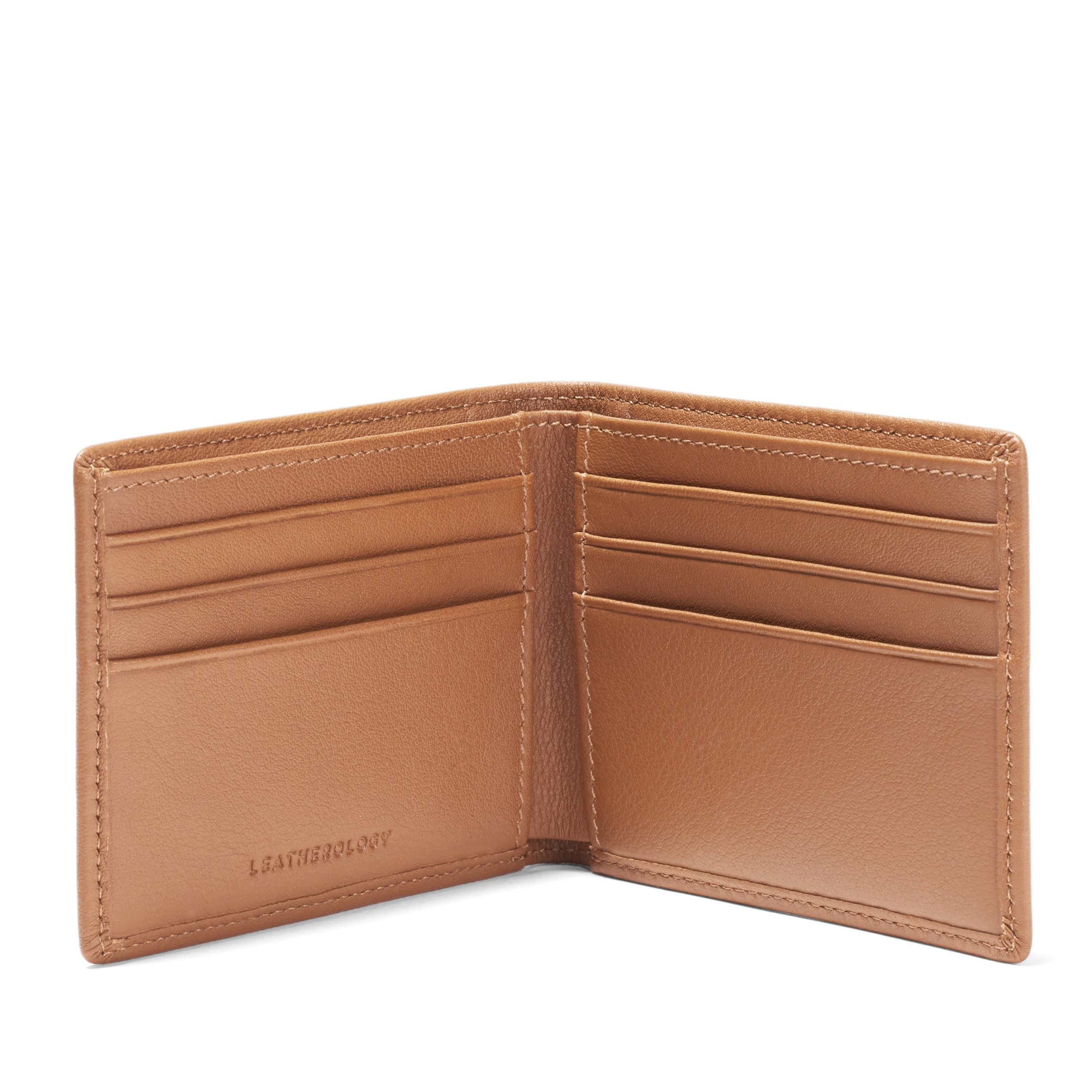 Thin Bifold Wallet Cognac - Image 5