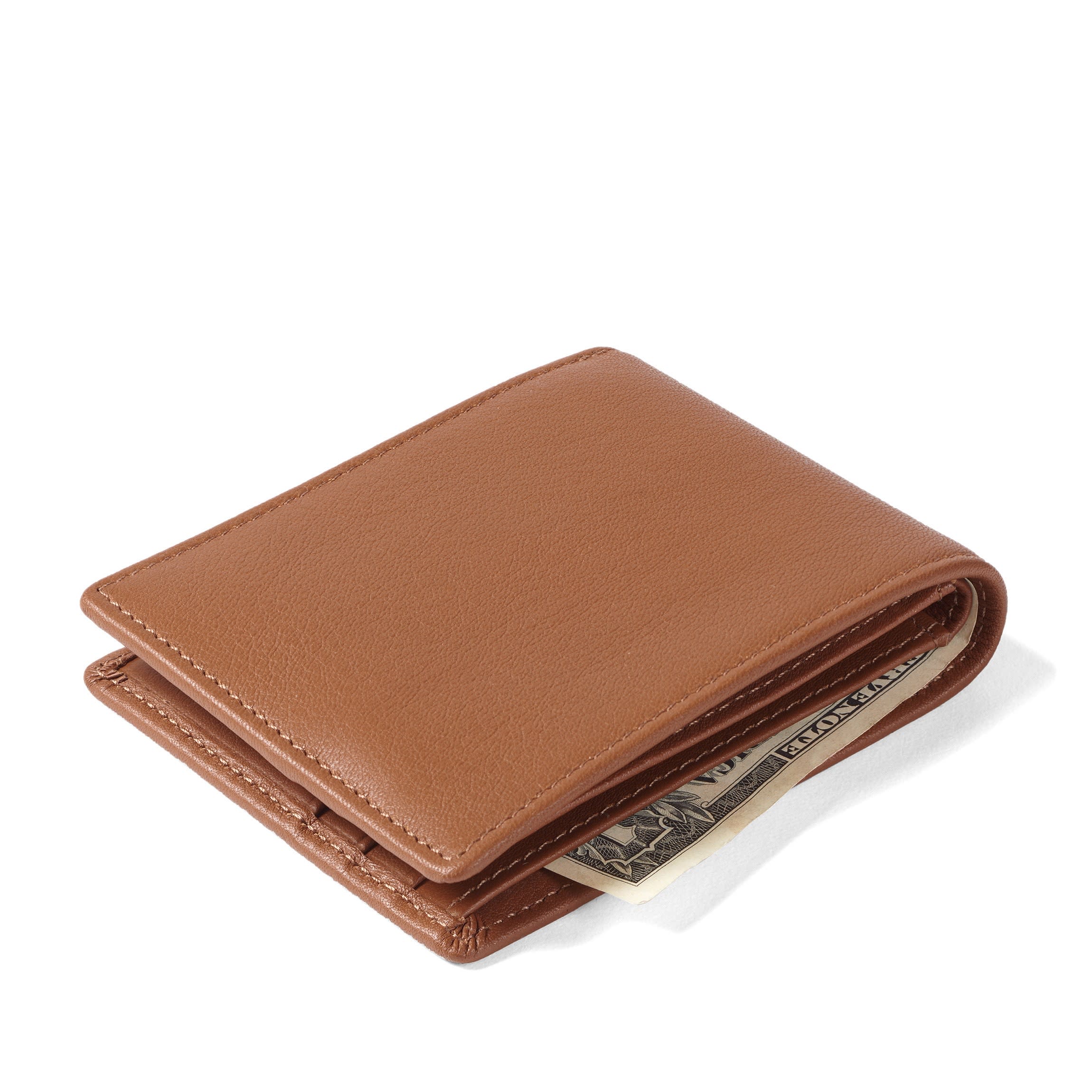 Thin Bifold Wallet Cognac - Image 7
