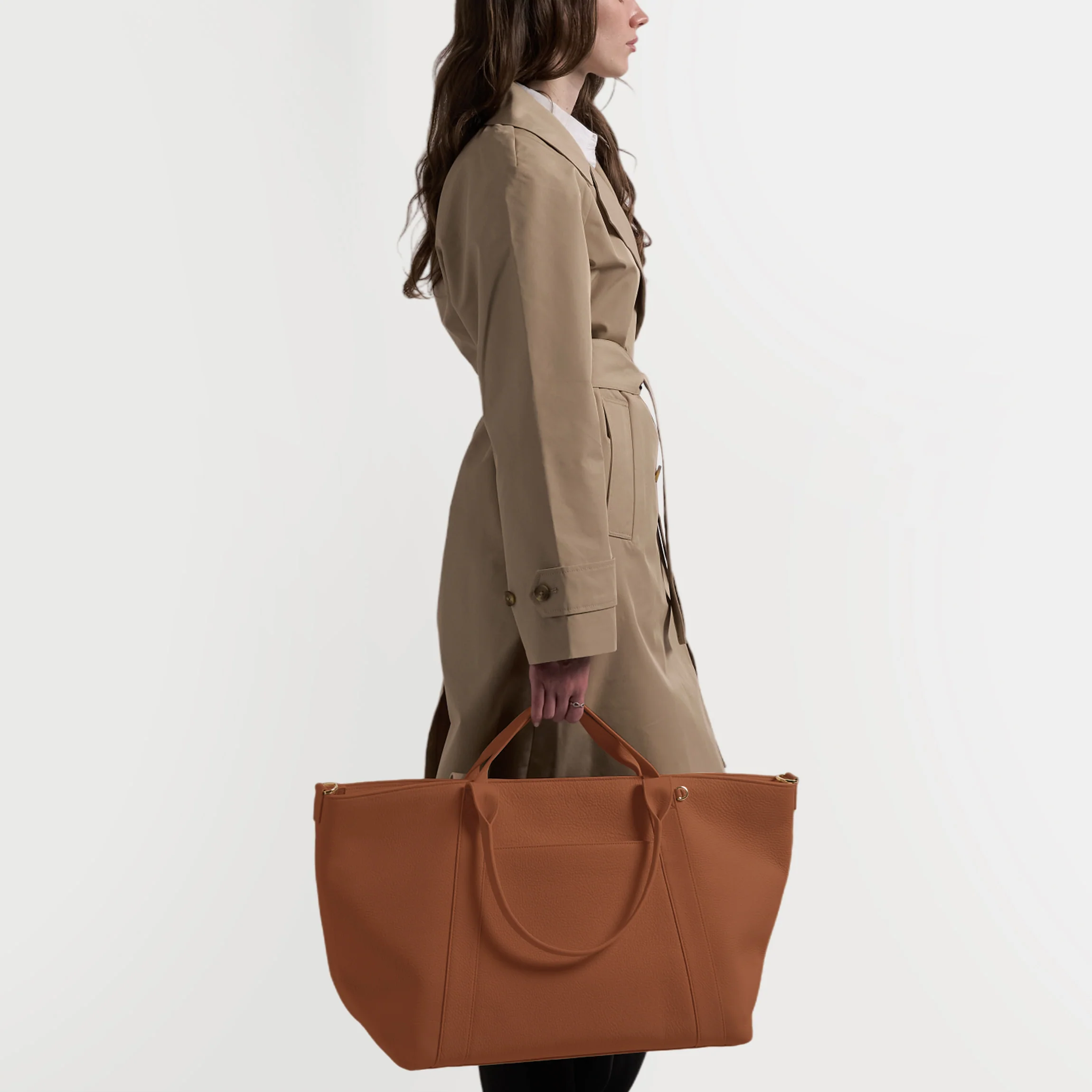 Transit Travel Tote Saddle Brown - Image 3
