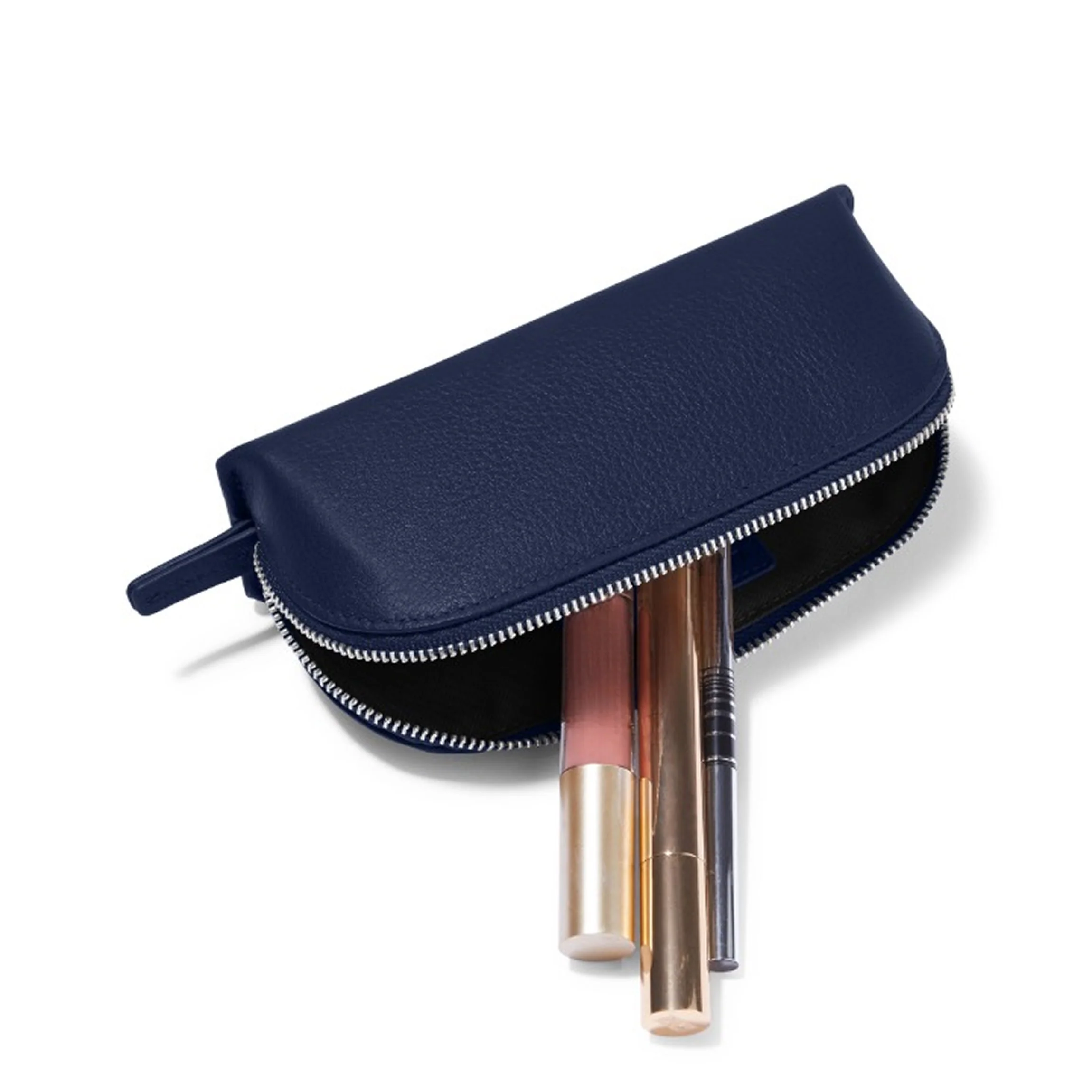 Travel Makeup Pouch Navy Blue - Image 3