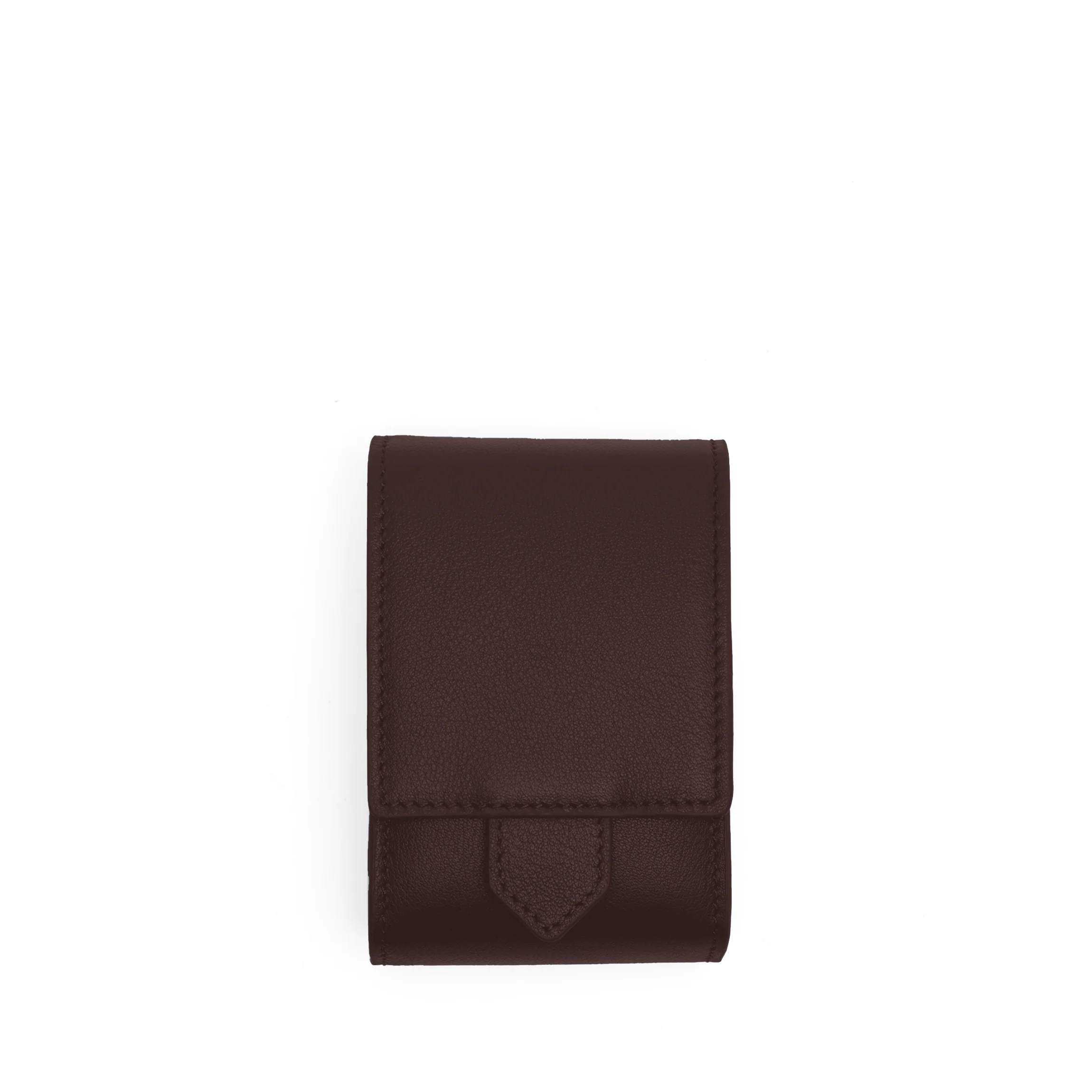 Travel Single Watch Pouch Brown