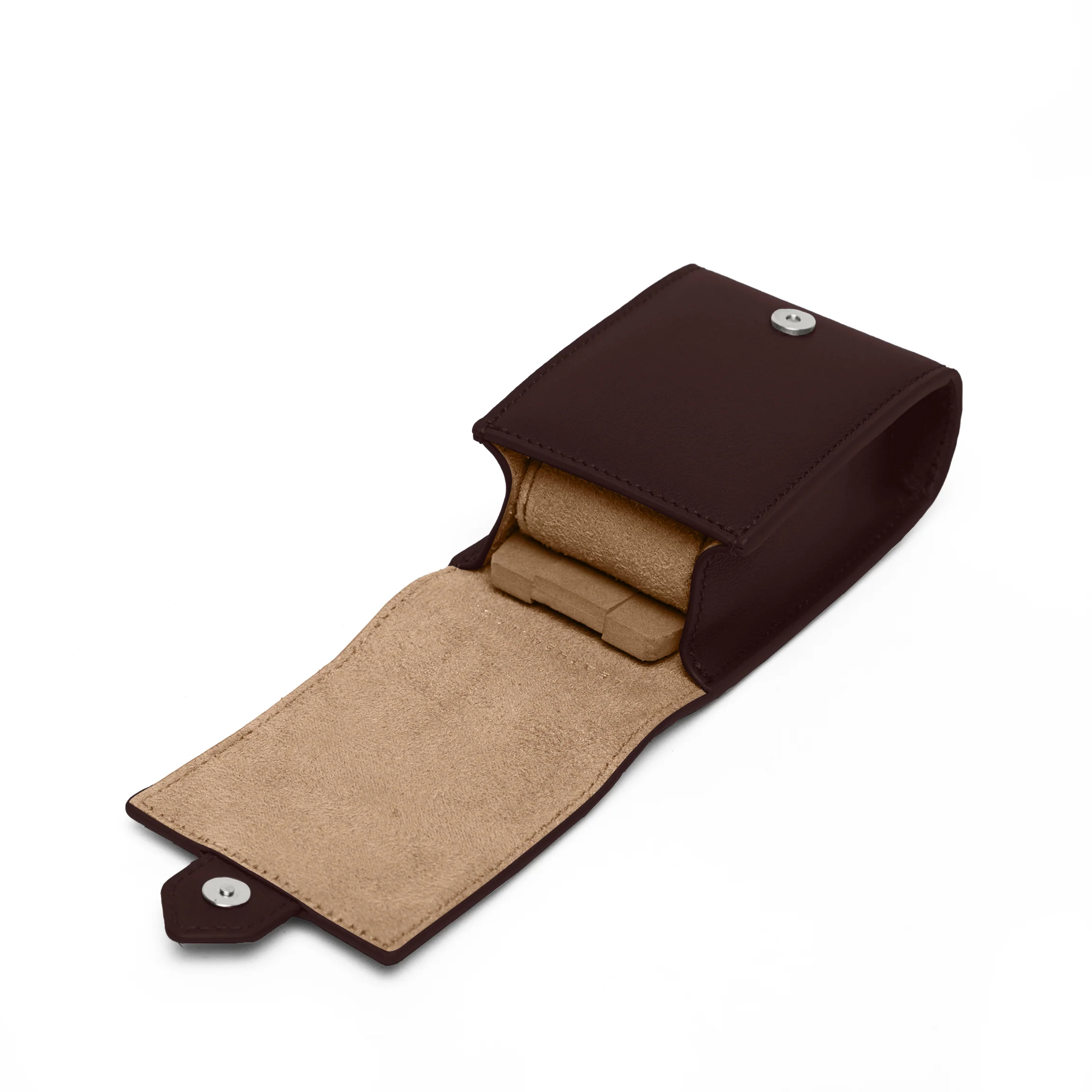 Travel Single Watch Pouch Brown - Image 5